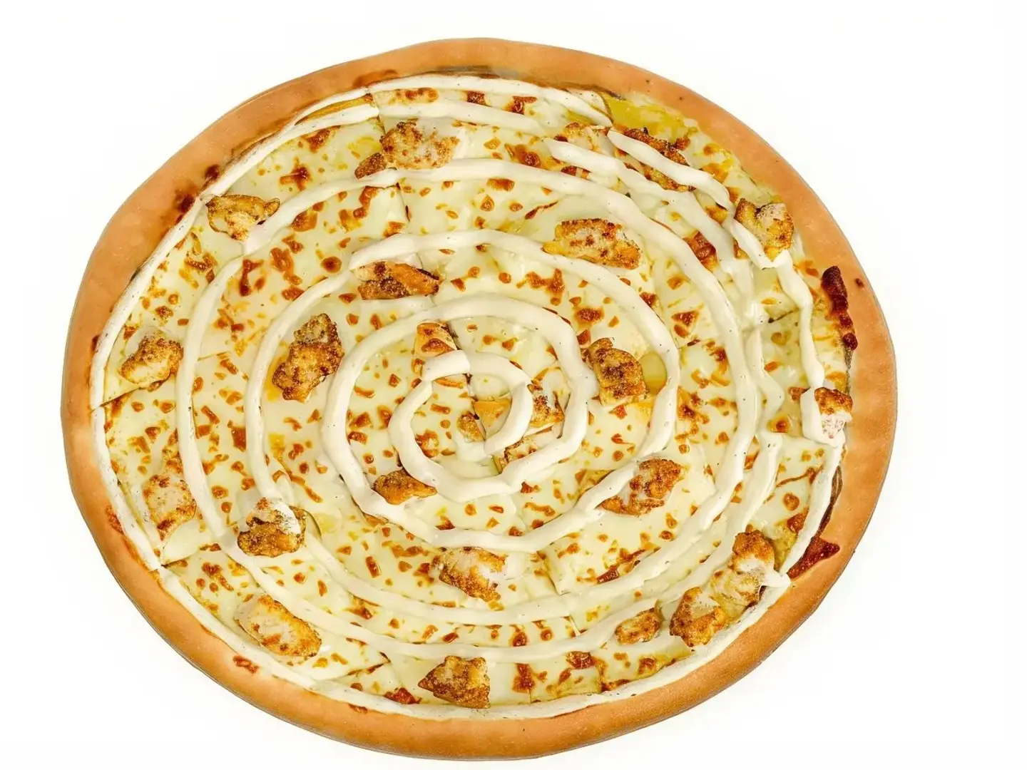 بيتزا دجاج رانش كبيره