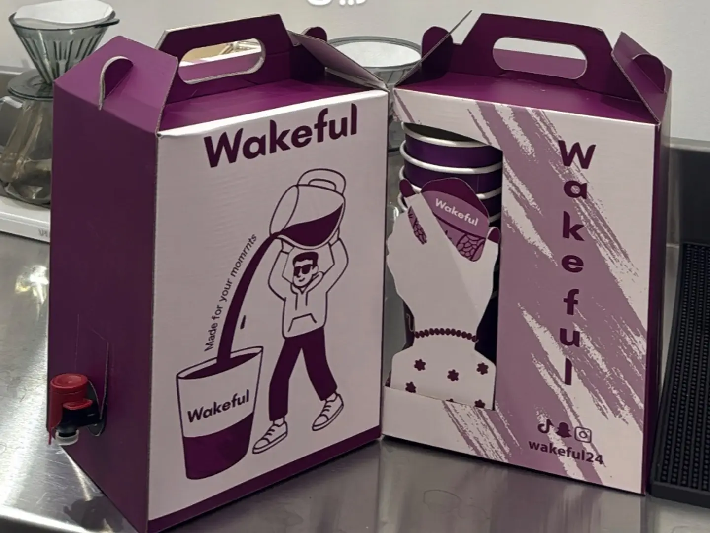 بوكس قهوة لتر ونص (10 اكواب)