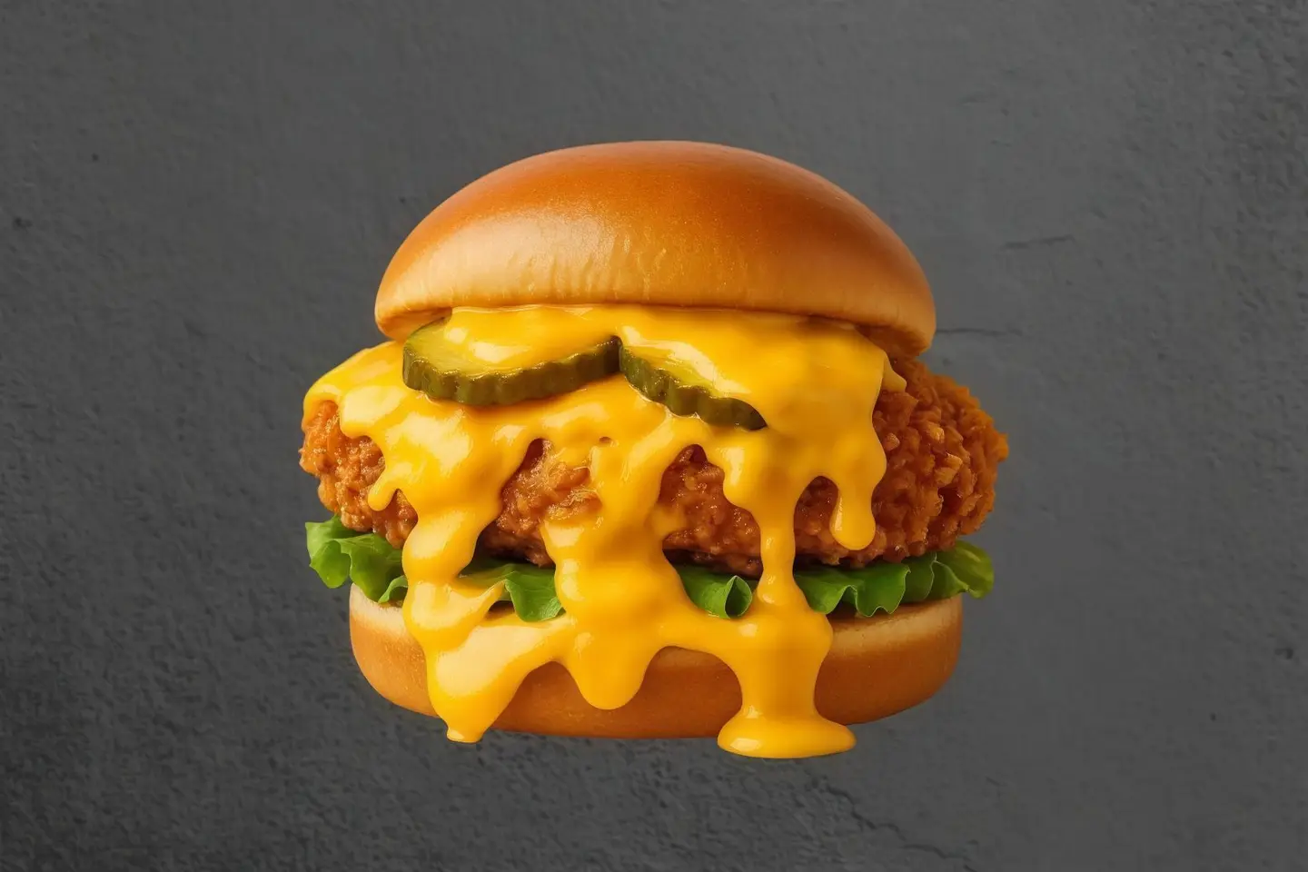 Crispy Burger With Cheese