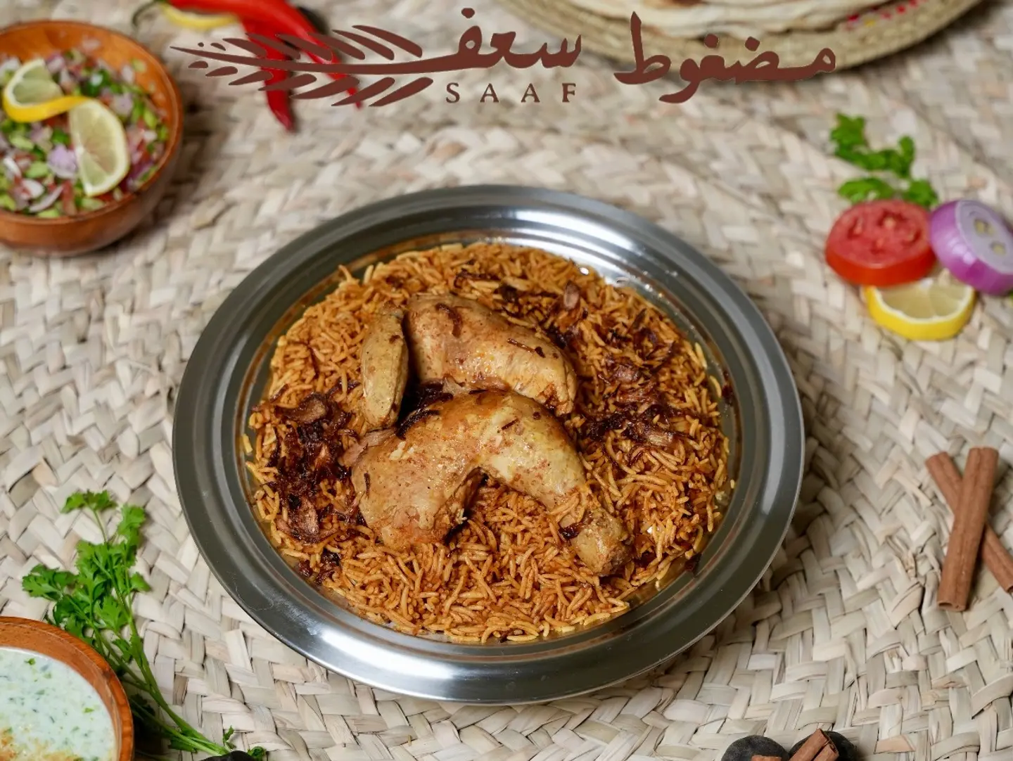 مضغوط سعف أحمر دجاج