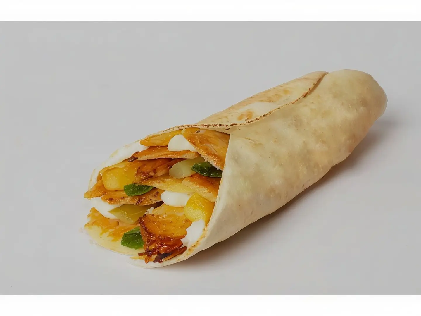 شاورما خبز عادي