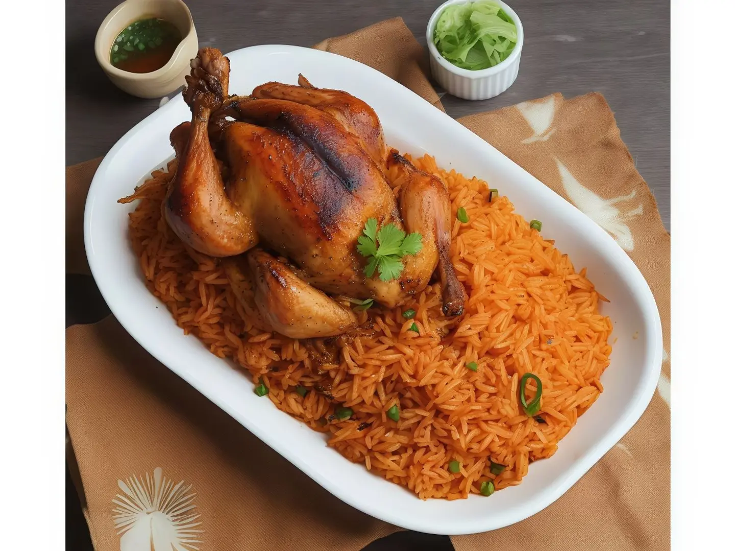 حبة شواية مع رز امريكي