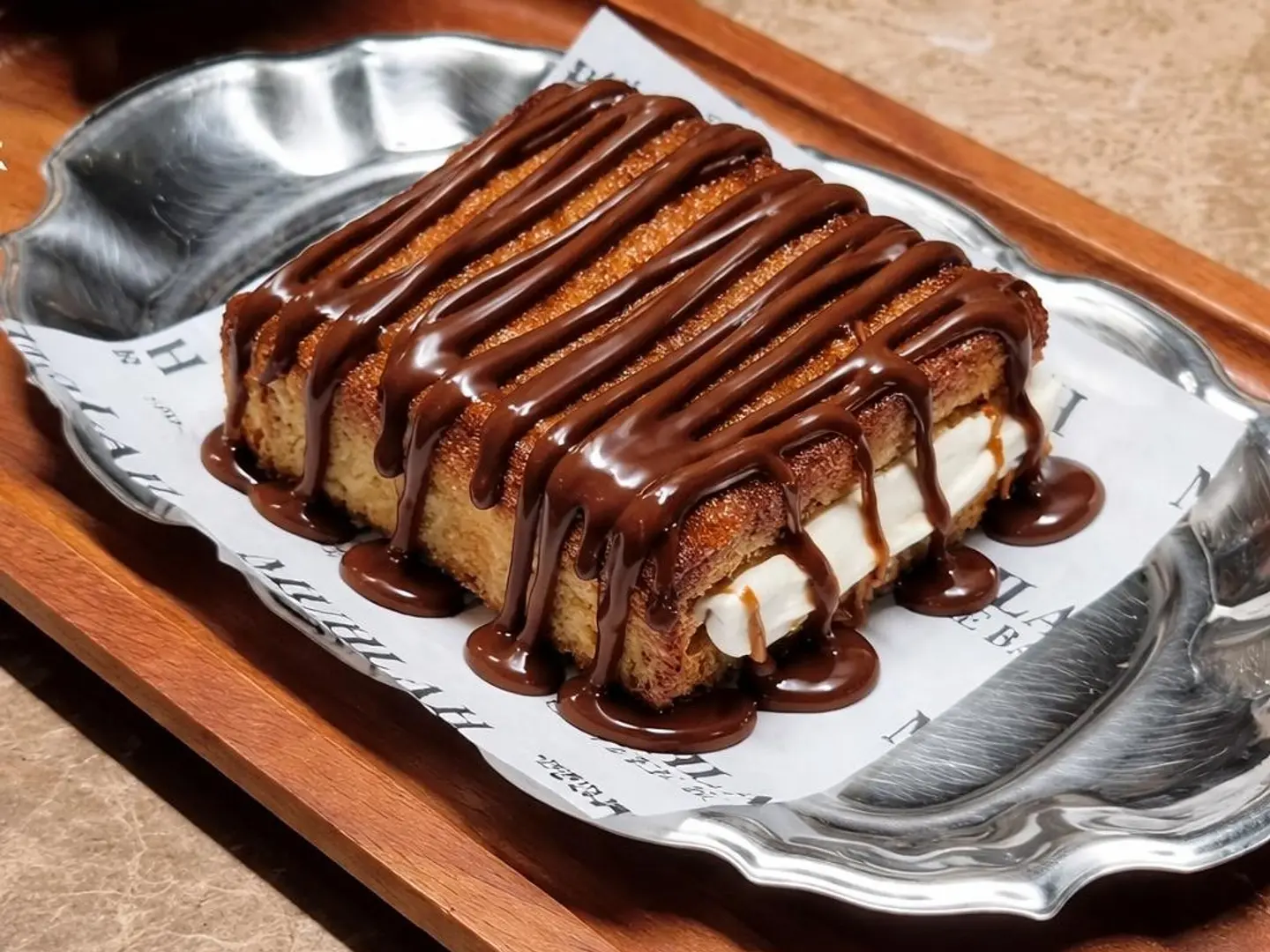 Chocolate Honey Toast