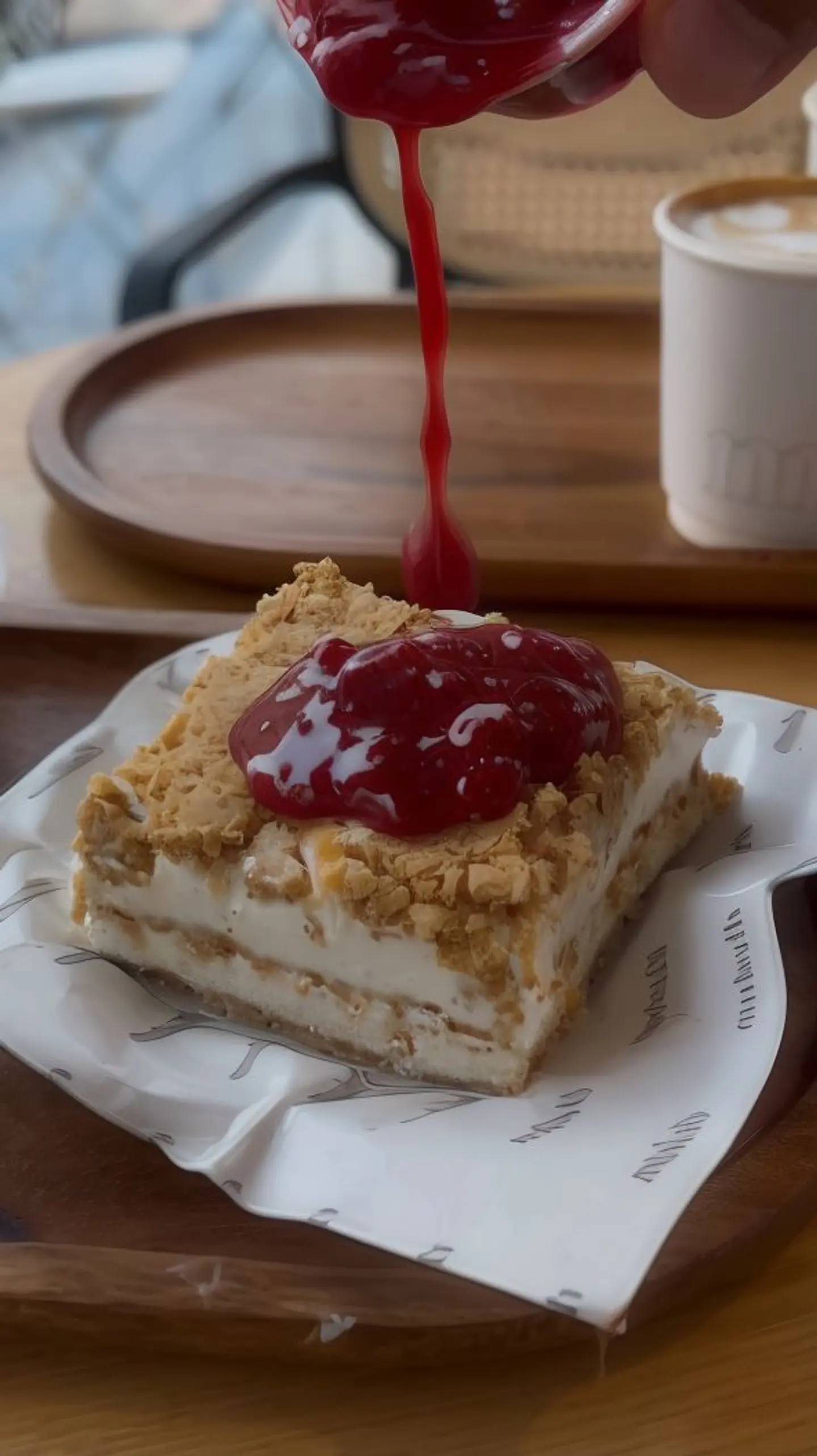 Ice Cream Cheesecake Raspberry