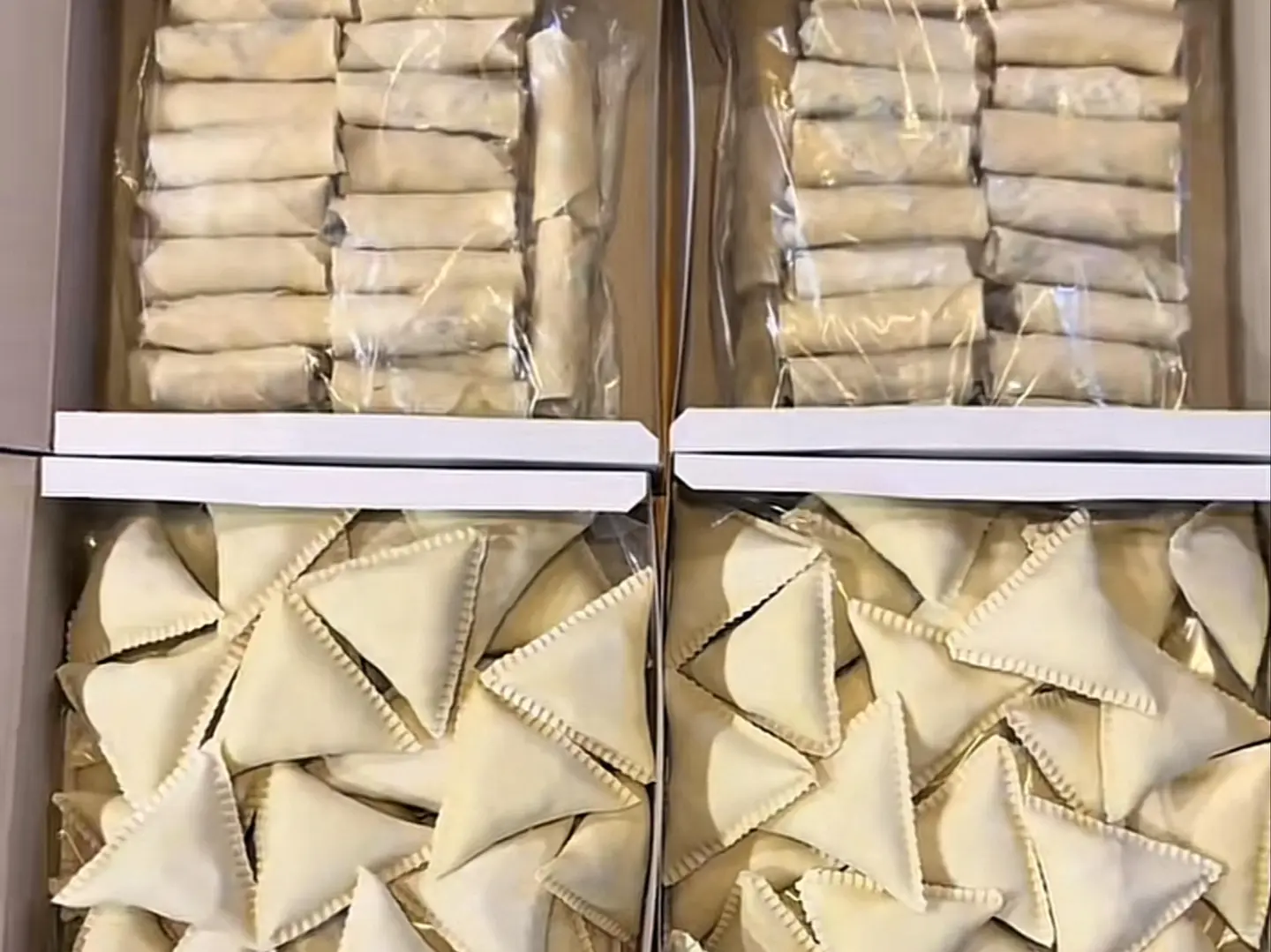 سمبوسة مفرزنة جبنة 40 حبة