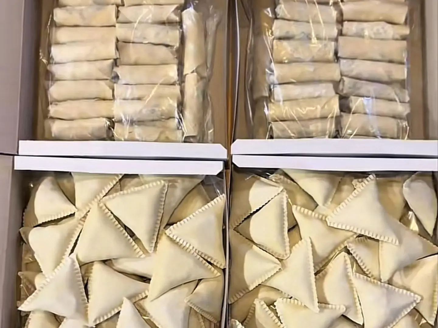 سمبوسة مفرزنة جبنة 50 حبة