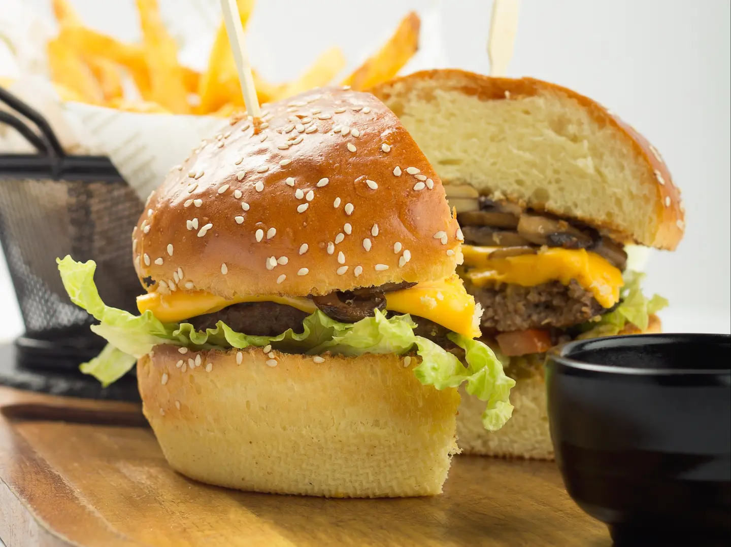 Double Mushroom Burger