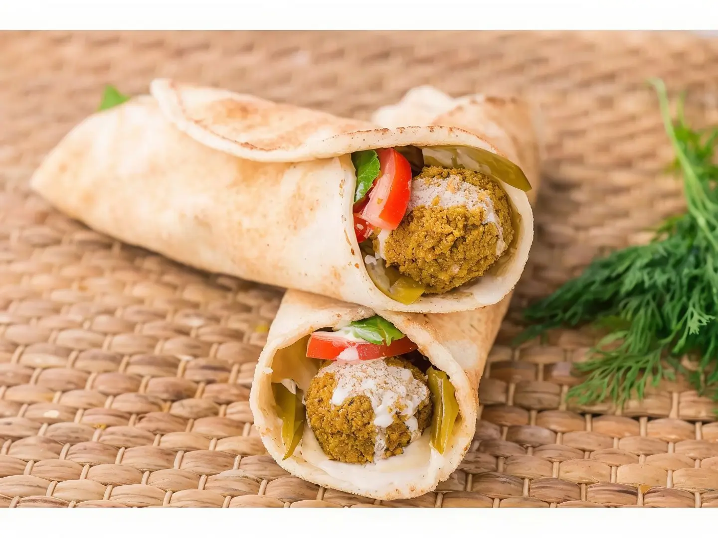 Falafel And Cheese Sandwich