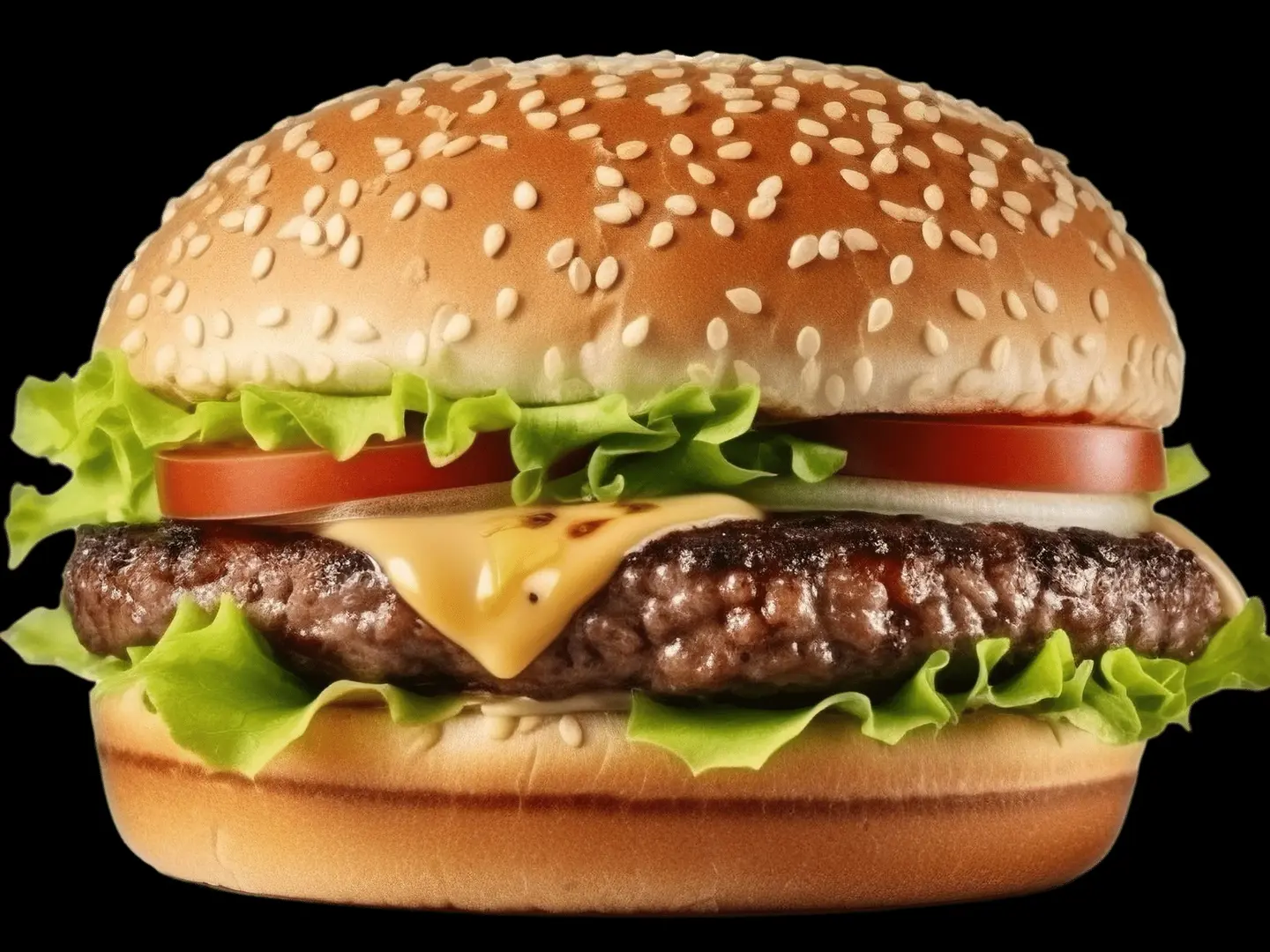 برجر لحم على الفحم