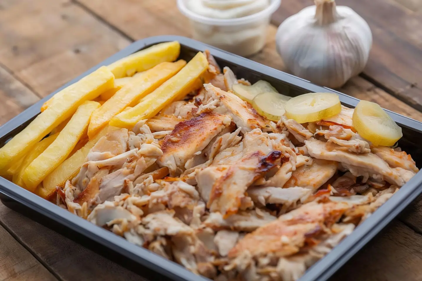 Chicken Fritters Plate