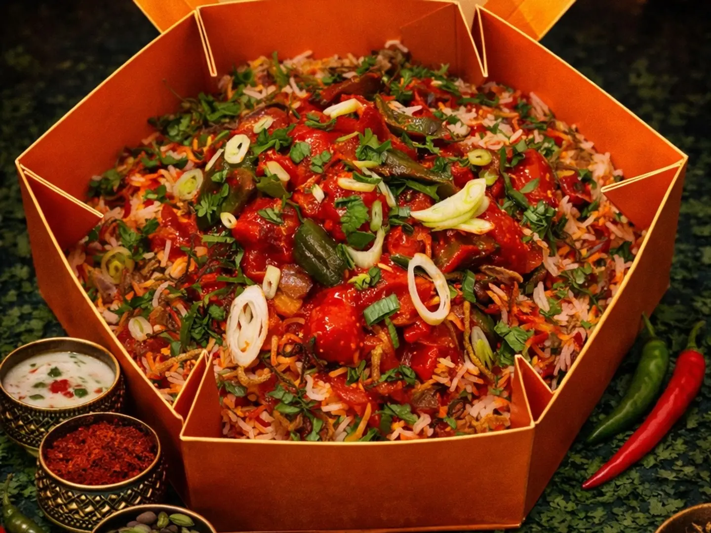 صندوق أرز برياني 65