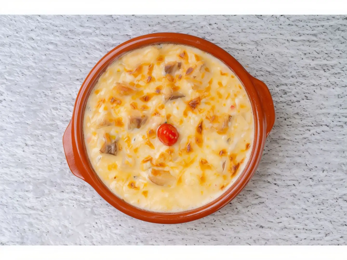 طاجن جمبري ابيض