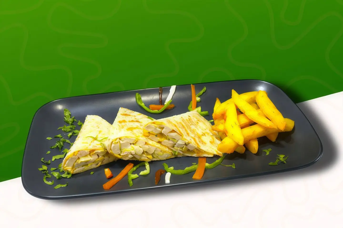 Qasadia Chicken Sandwich