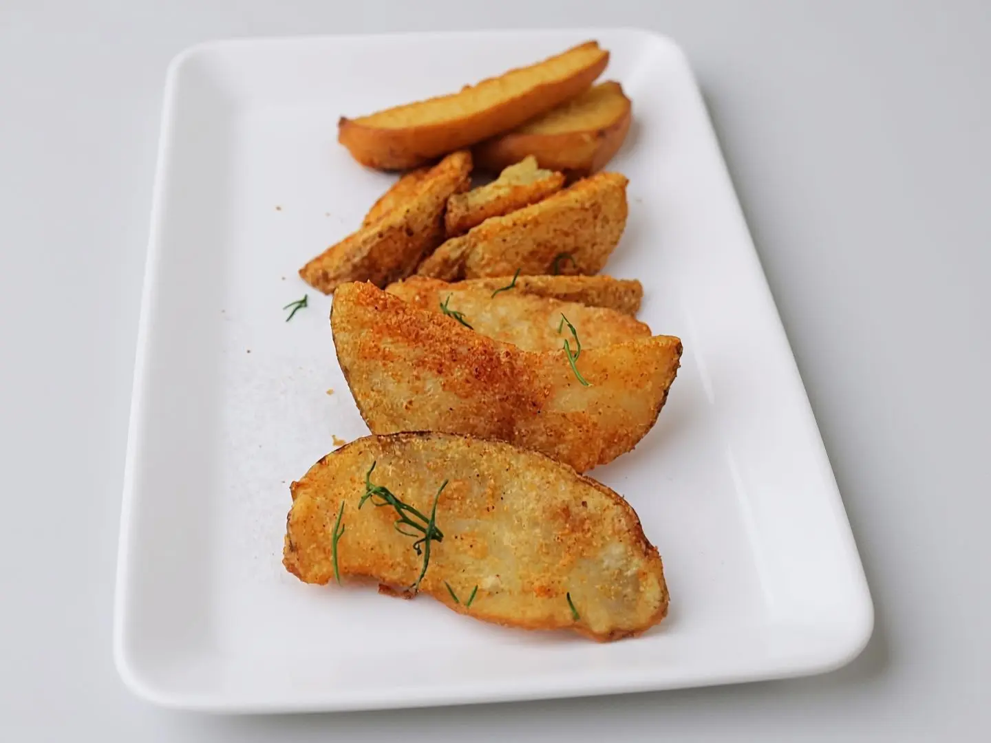 Grilled Potato Slice Melted , Ketchup