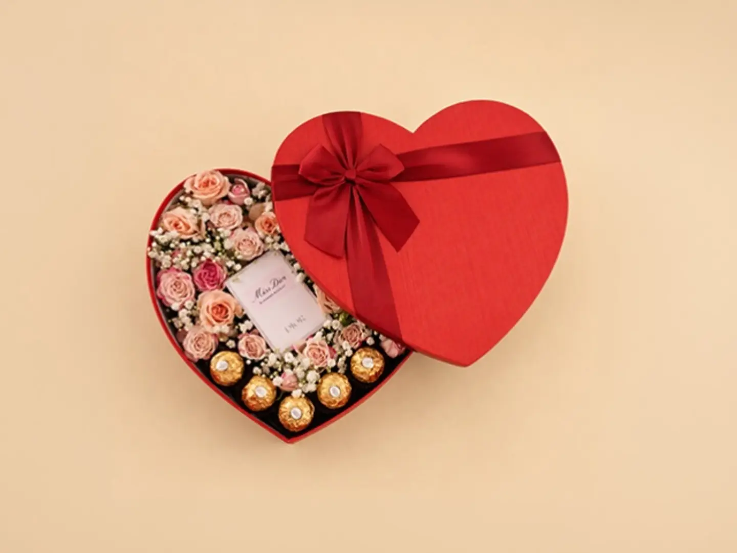 Miss Dior Blooming Perfume For Her With Roses N Chocolates