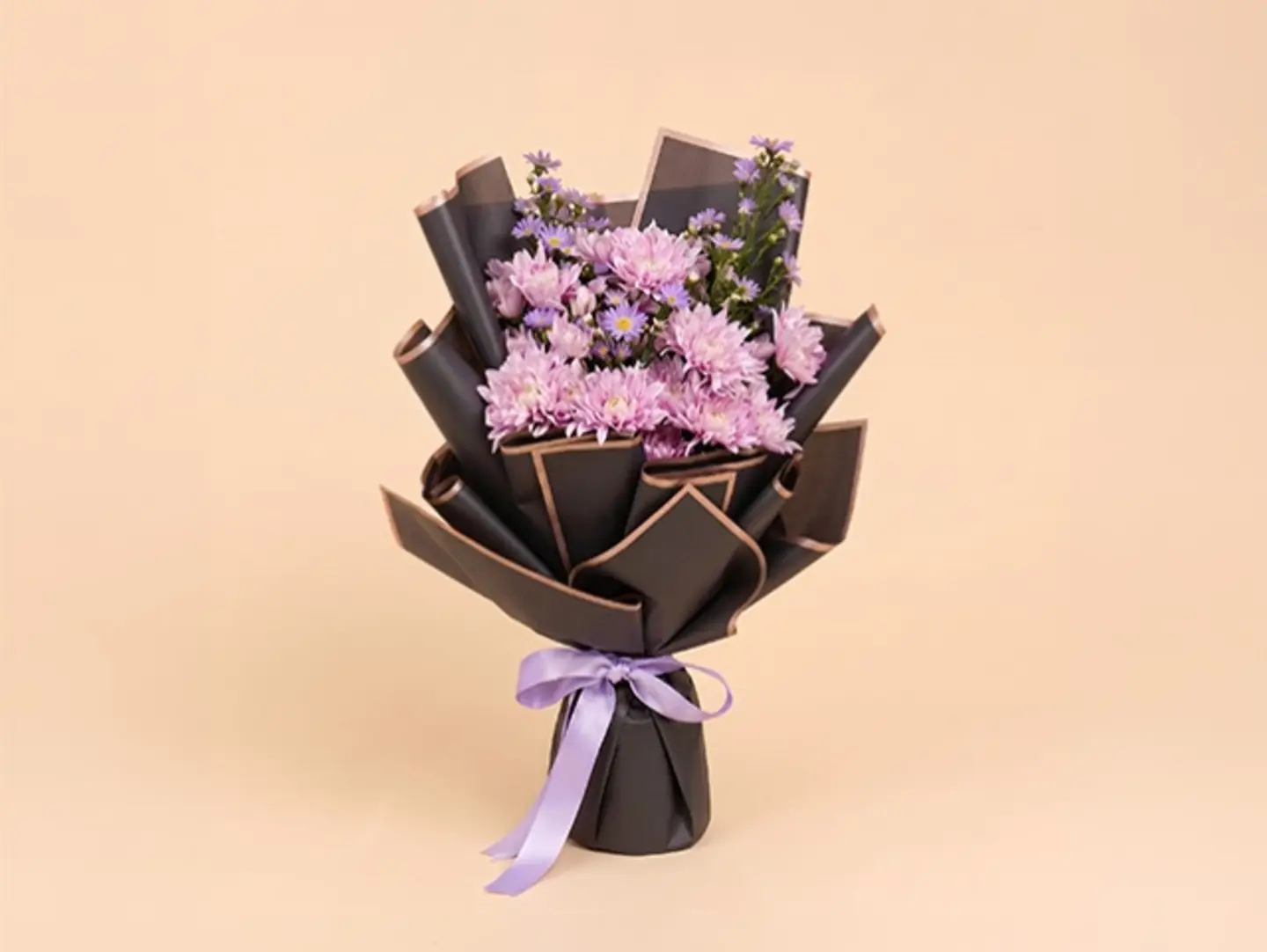 Light Pink Chrysanthemum & Aster Soft Gift Flowers