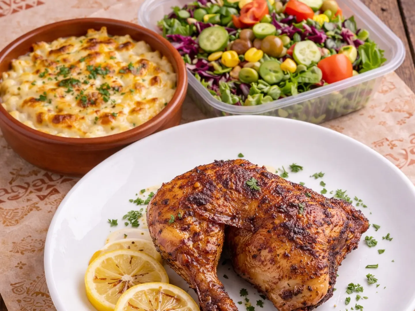 بشاميل مع فراخ