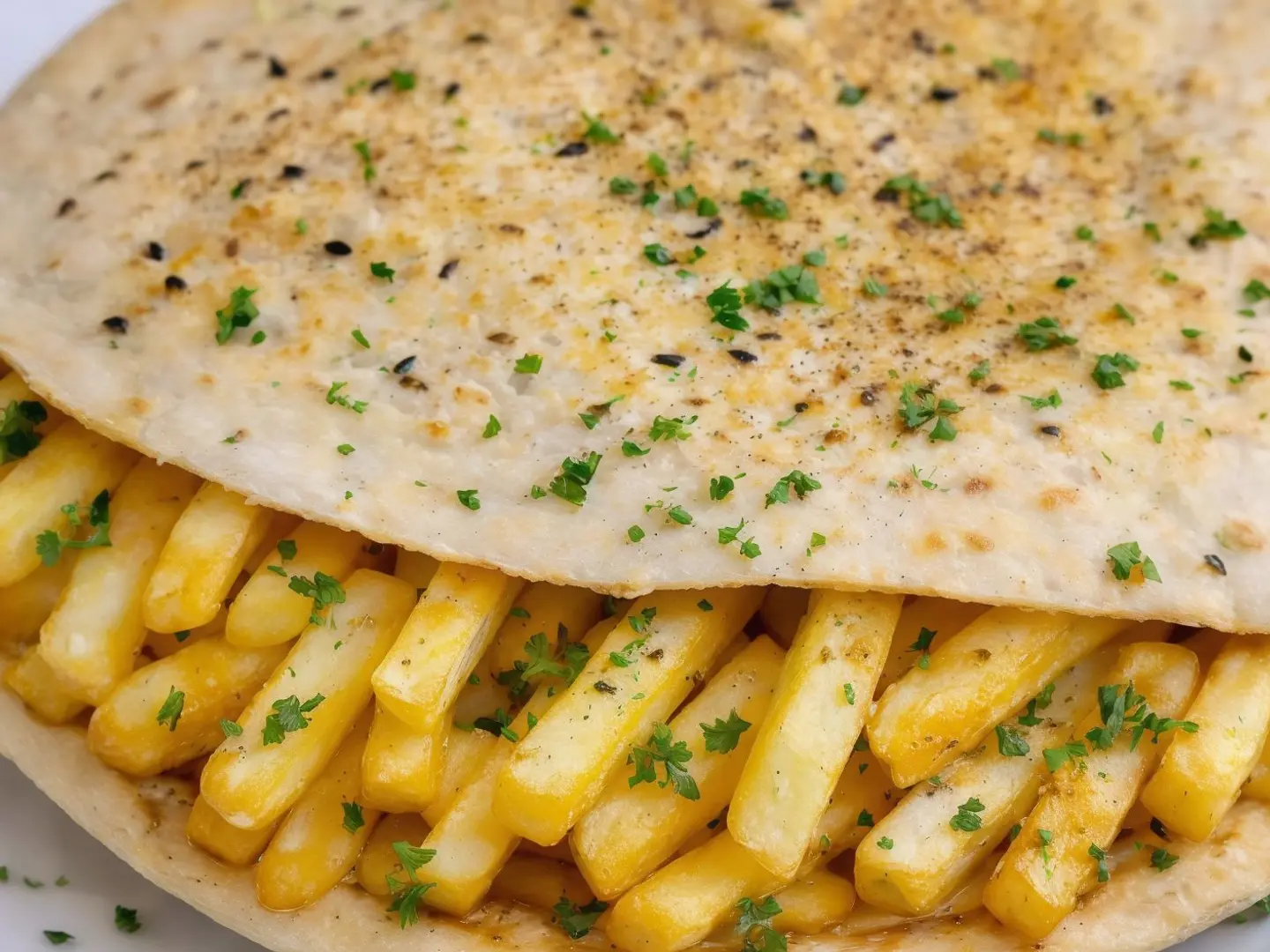 ساندوتش بطاطس مقلية