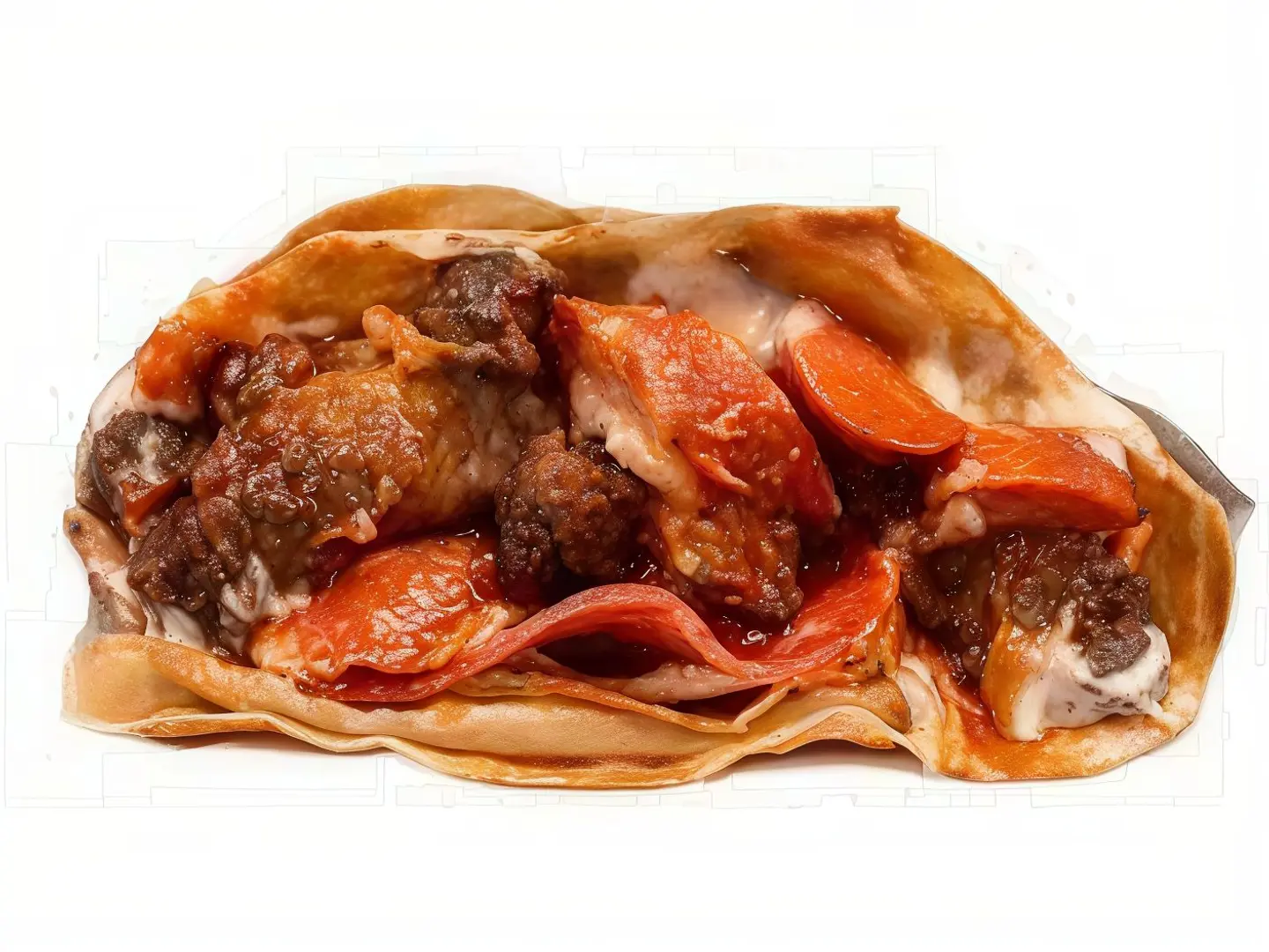 كريب مكس لحوم