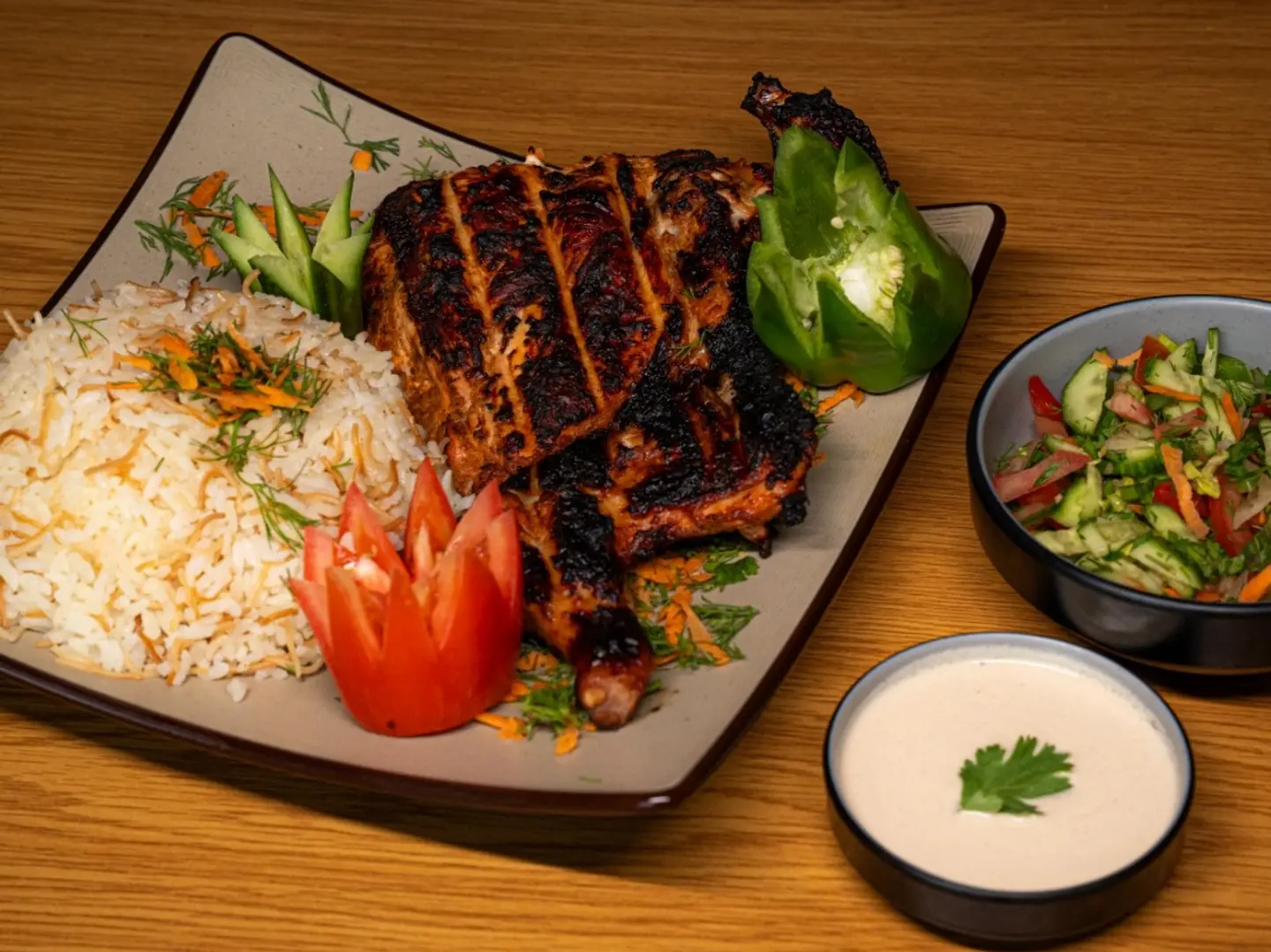 حبة دجاج مشوي