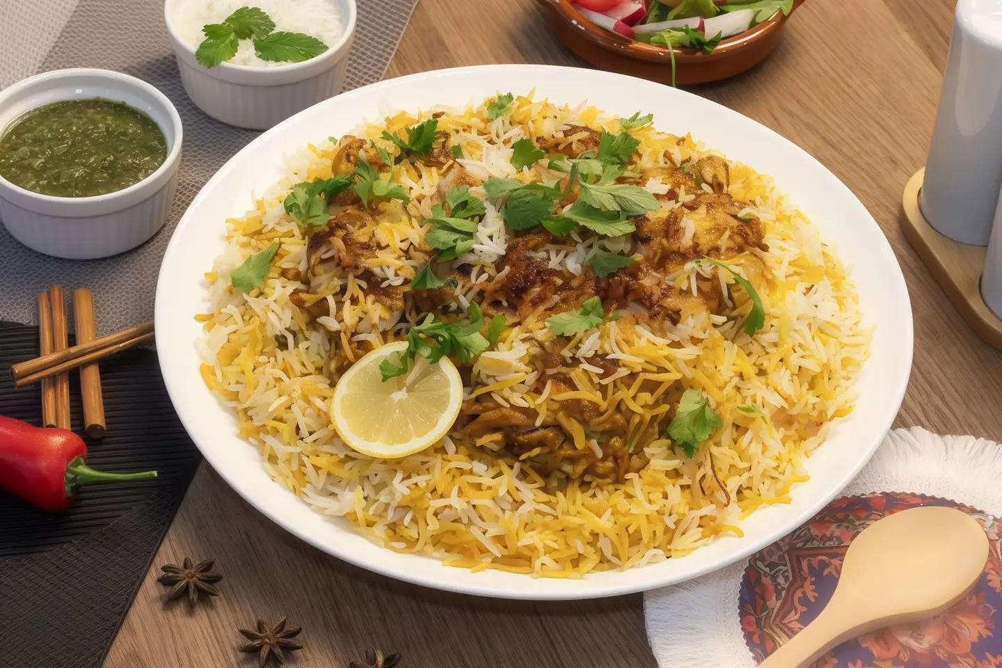 Half Chicken Biryani