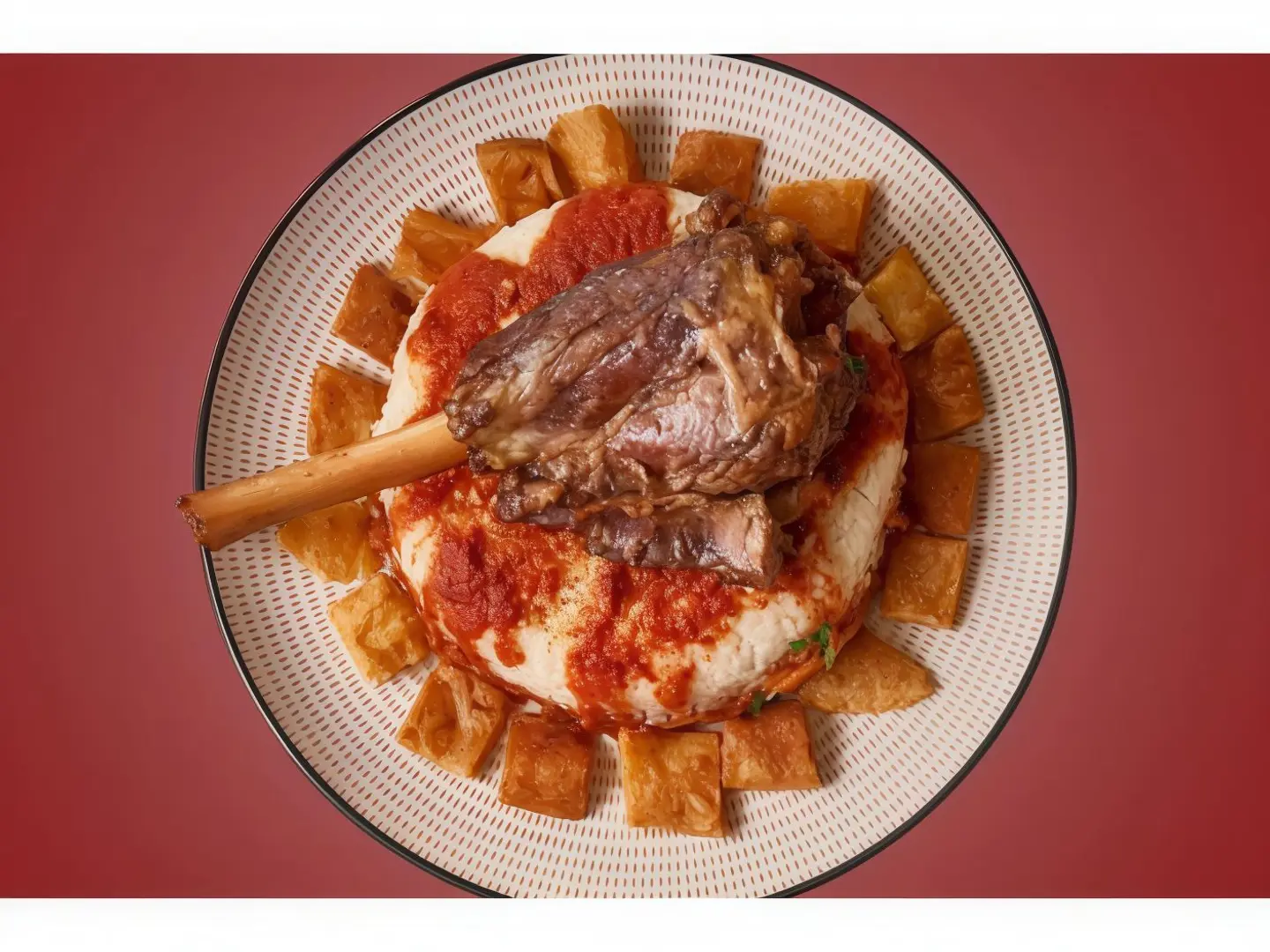 Lamb Meat Shank Fattah