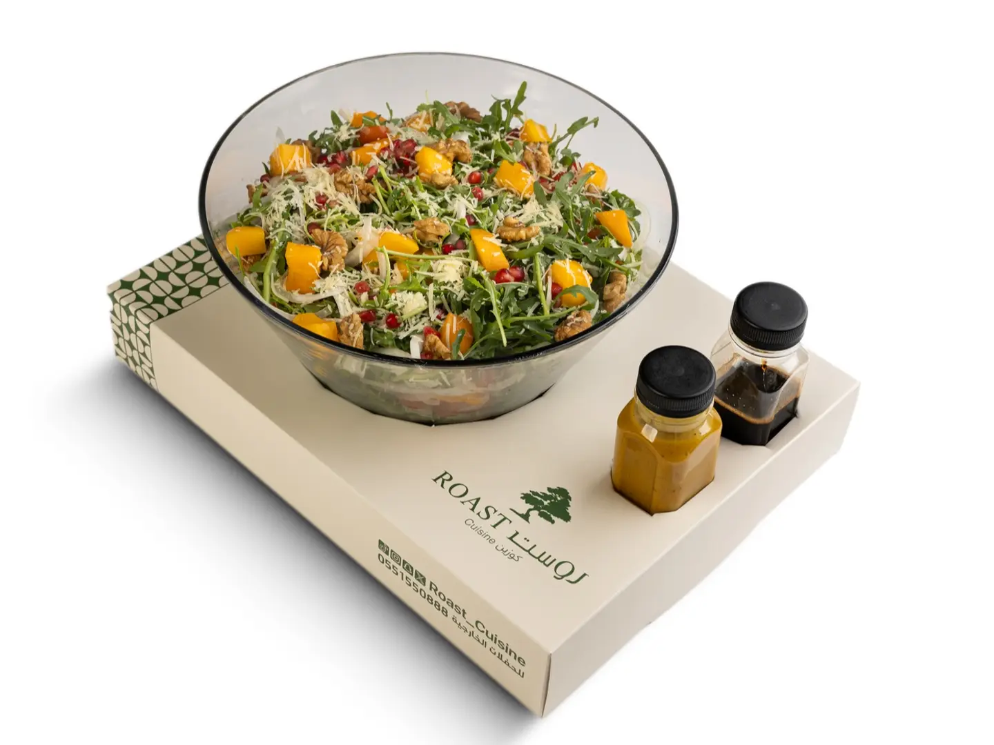 سلطة كوزين الجرجير بالمانجا