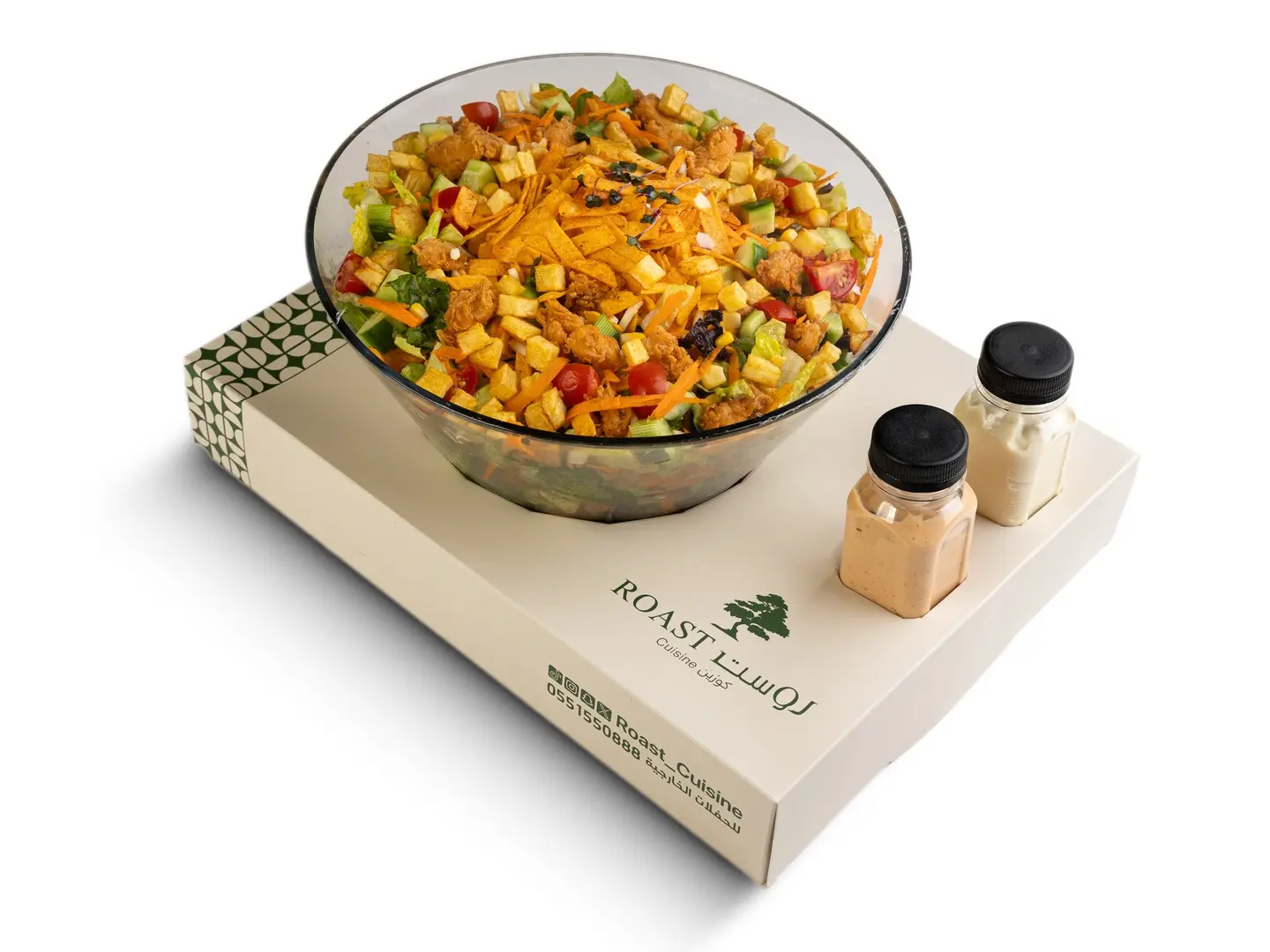 سلطة الدجاج الكرسبي