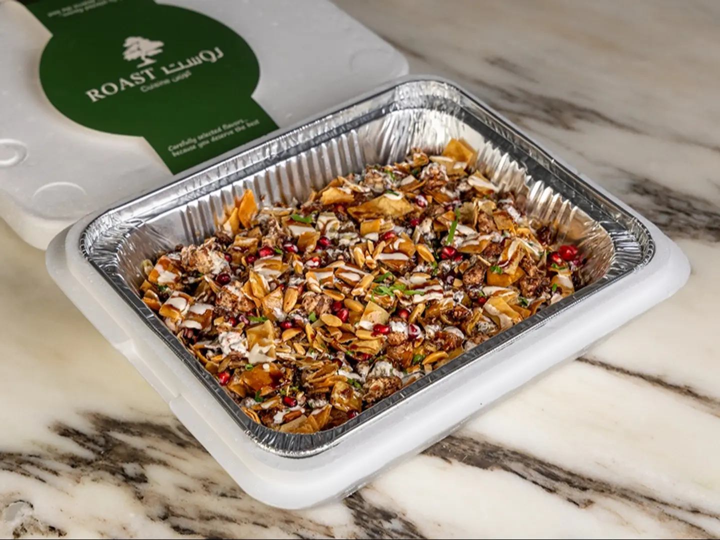 فتة دجاج المسخن