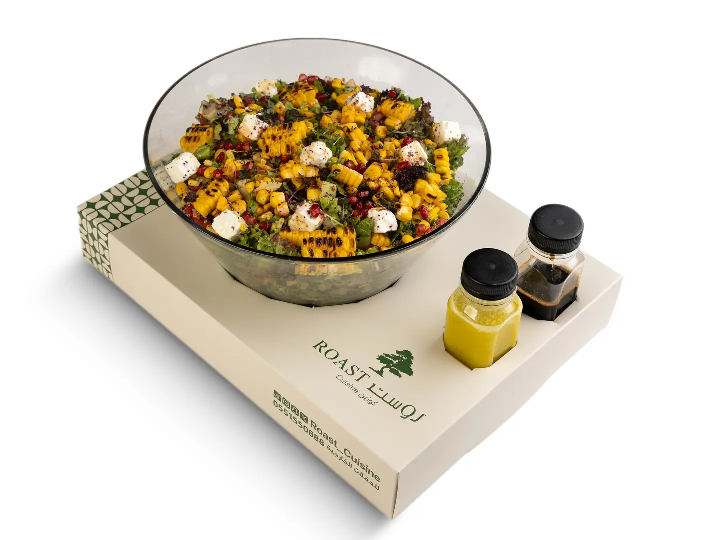 سلطة الذرة المشوية