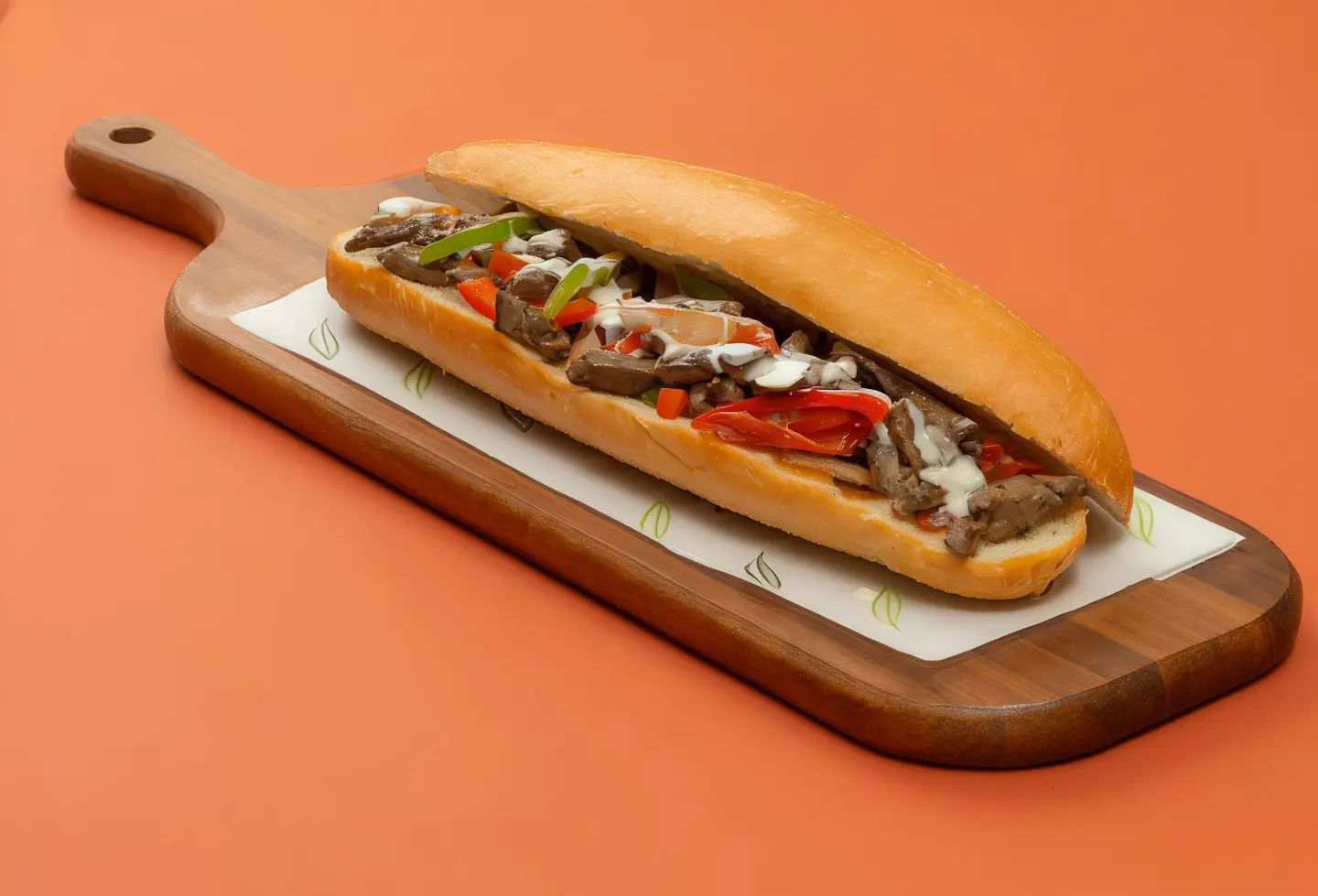 Plain Jumbo Liver With Cheese Sandwich