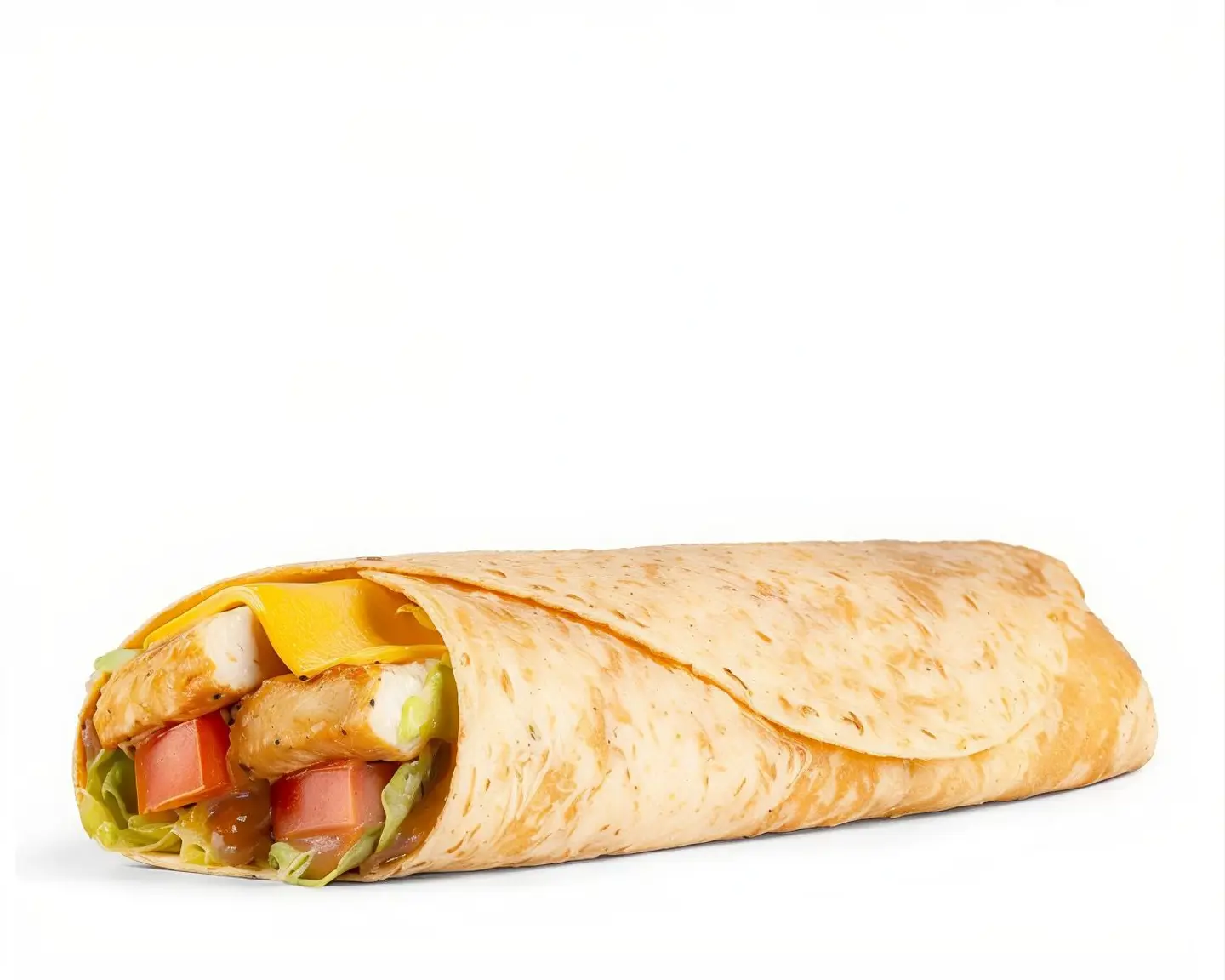 تورتيلا دجاج جبن مع جبن