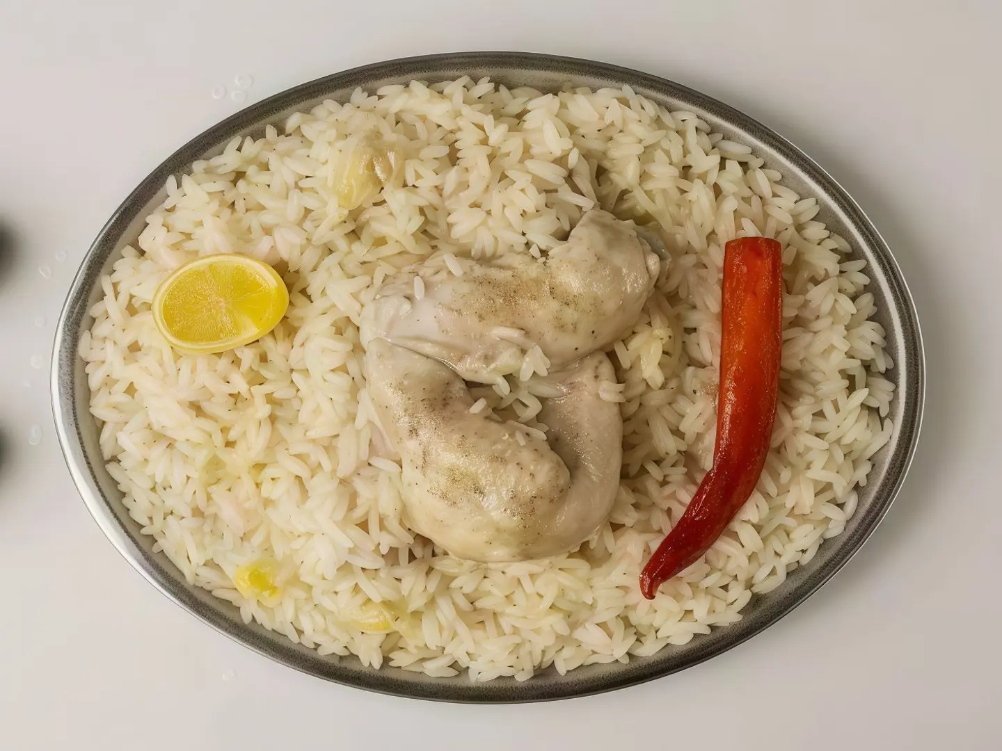 (أرز أبوبنت) مضغوط نصف حبة دجاج