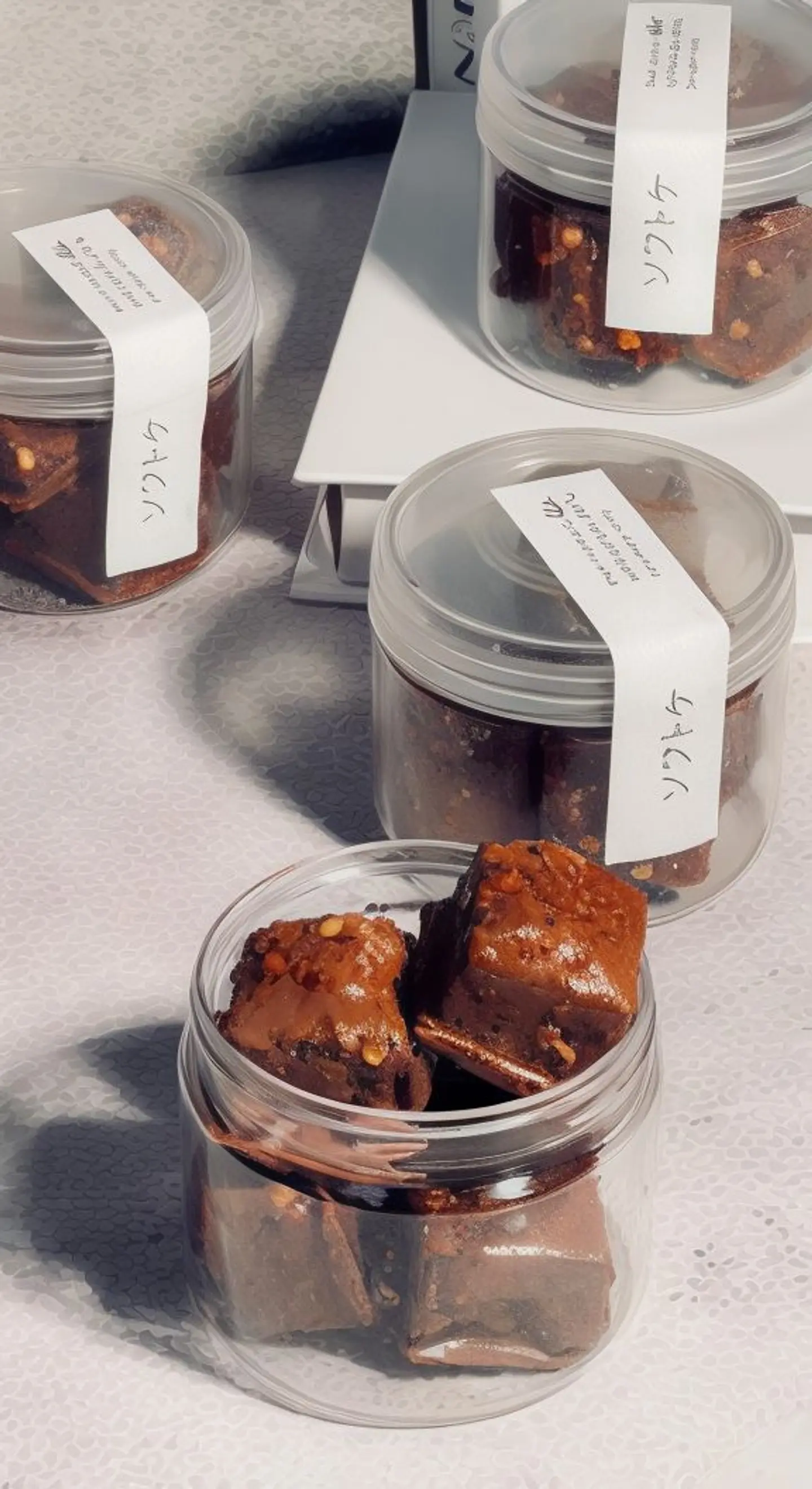 Spicy Salted Caramel Brownies