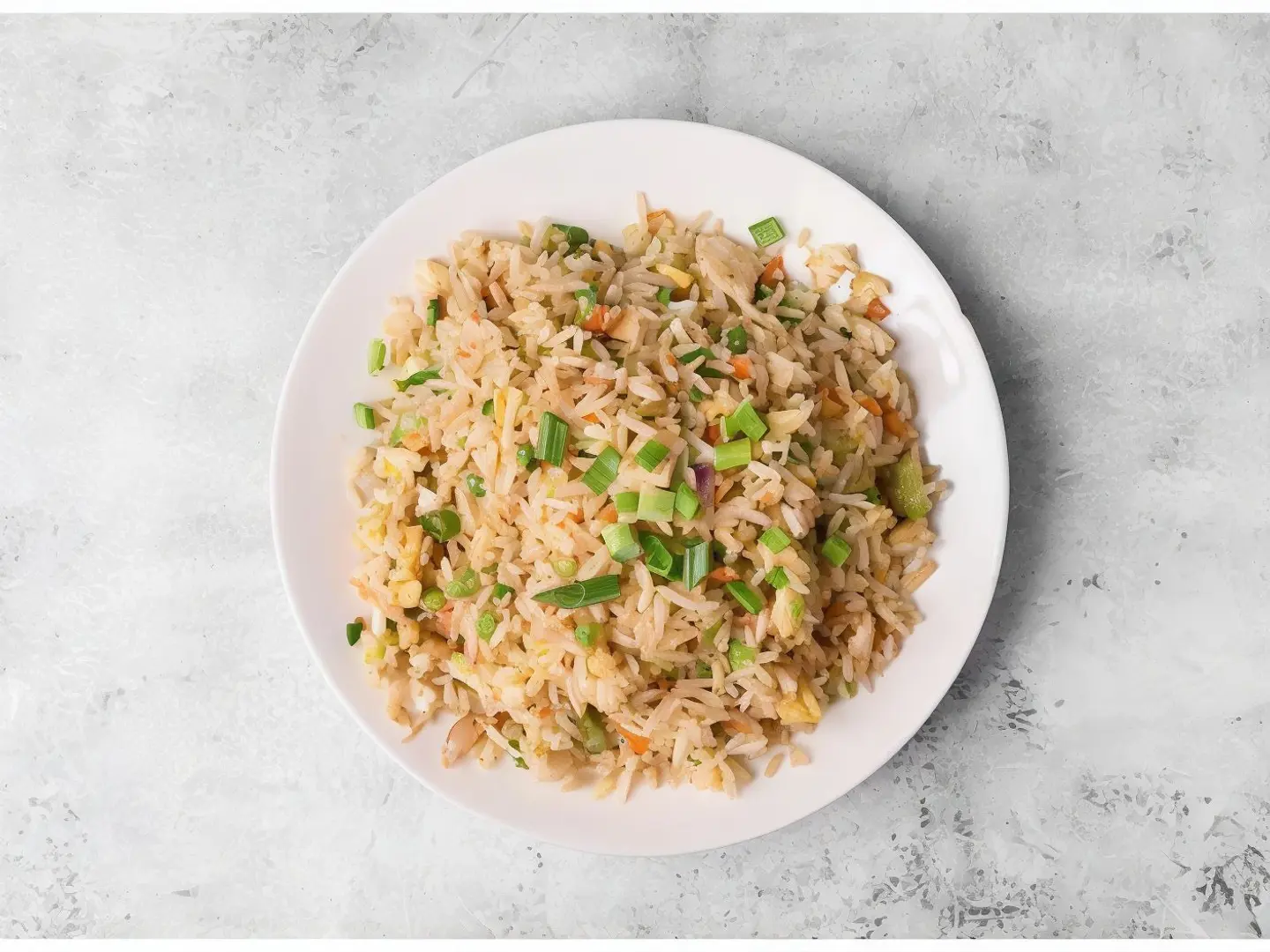 ارز مقلي بالبيض