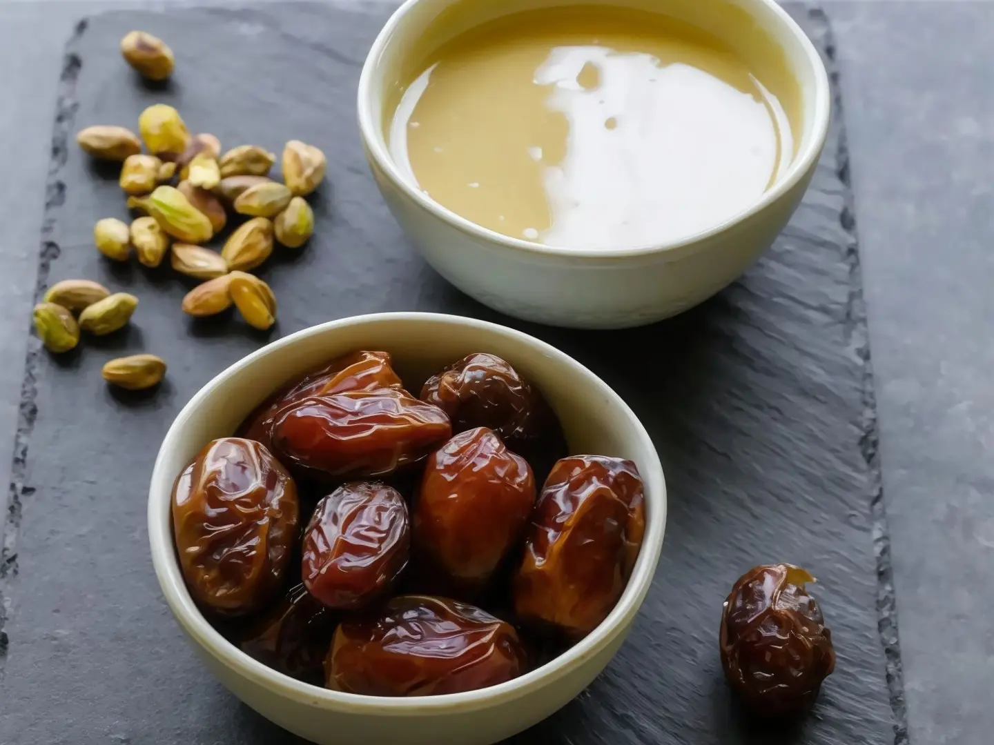 تمر و طحينة