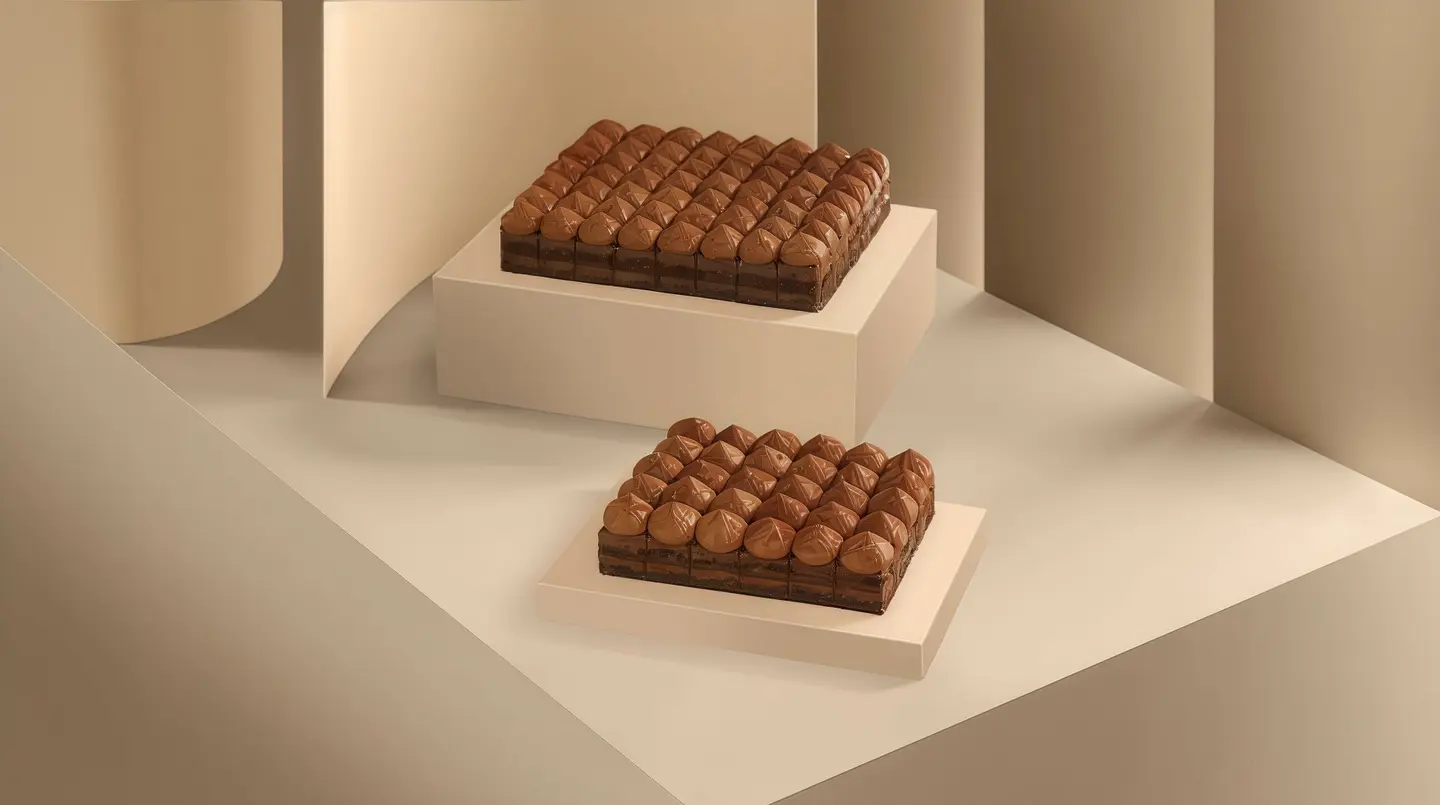 Crunchy Chocolate Cubes