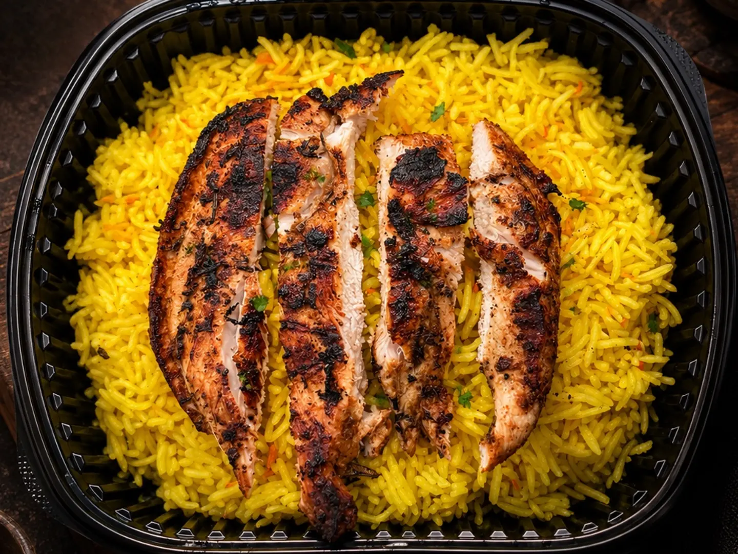 Grilled Chicken With Rice