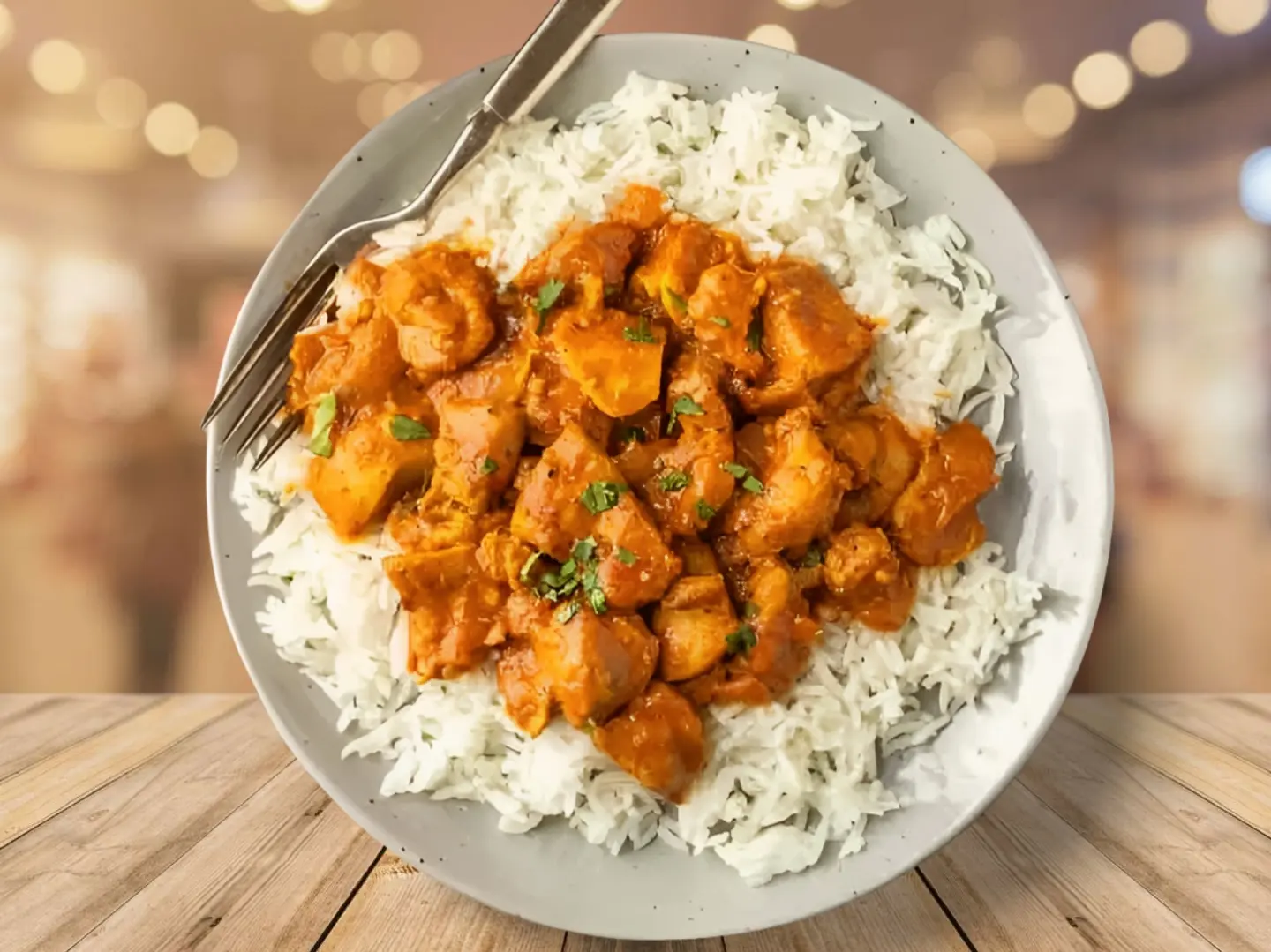 Chicken Masala With Rice