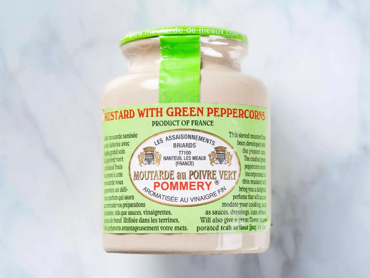 Pommery Green Peppercorn Mustard 250 G