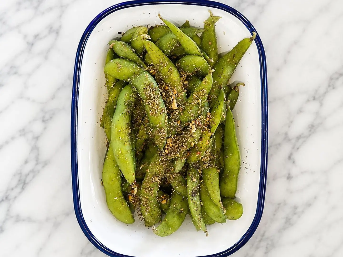 Edamame With Zaatar