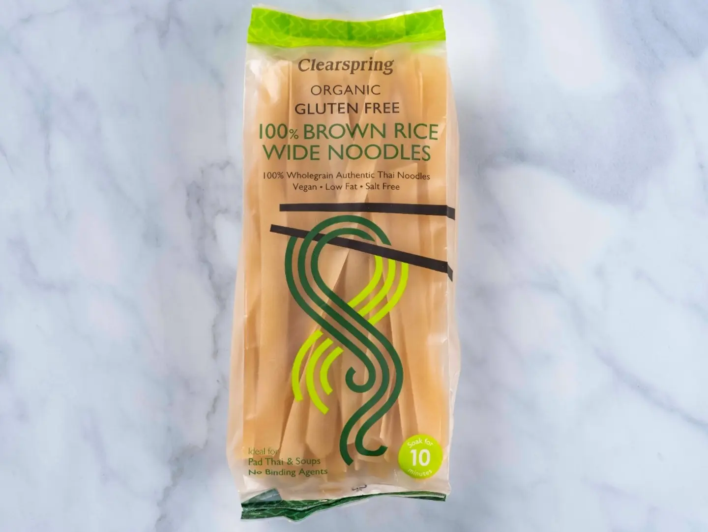 Clearspring Organic Gluten Free 100% Brown Rice Wide Noodles 200 G