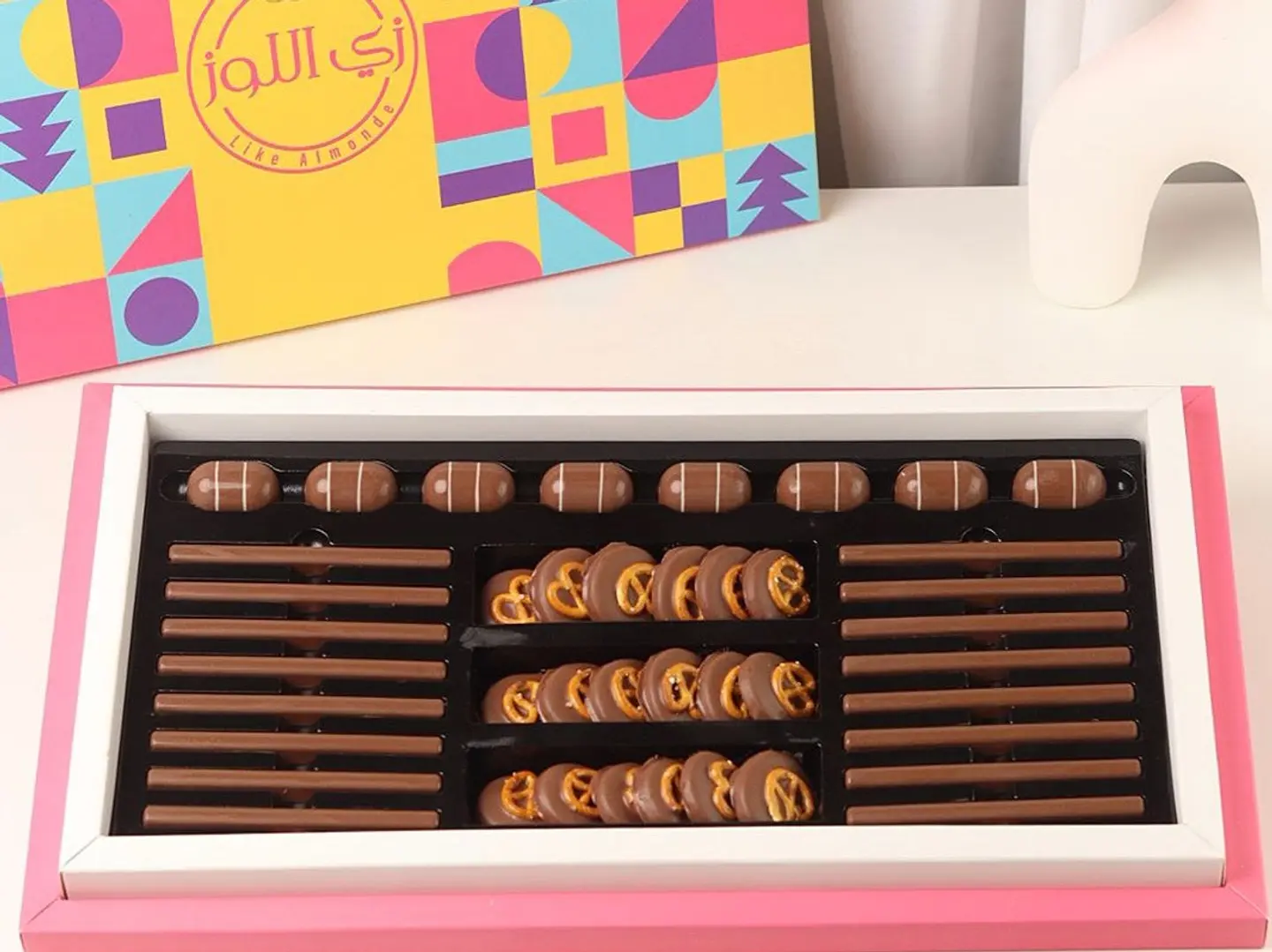 شوكلاته دبل بينك - زي اللوز