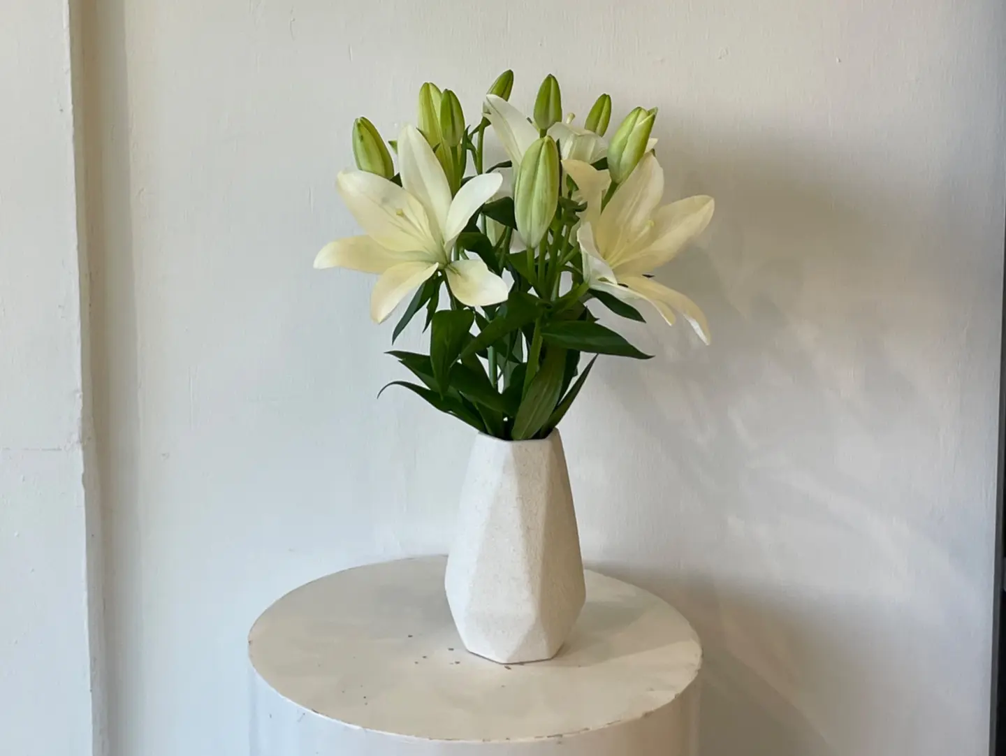 Vase With Flowers Clors Whait Number 3