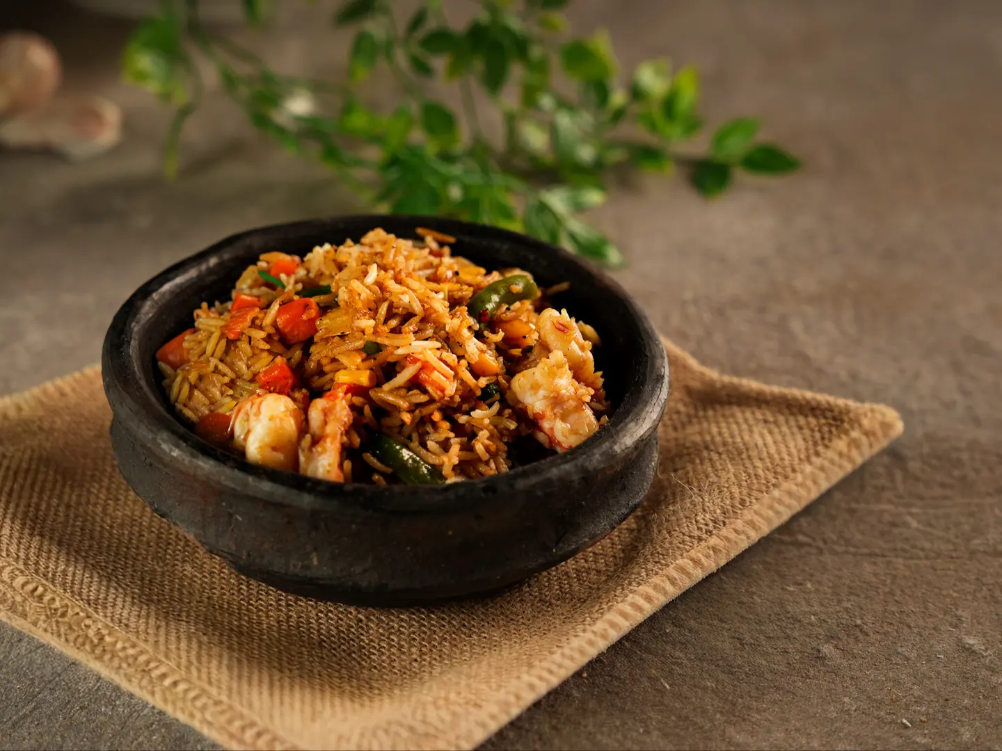 Chinese Rice With Shrimp