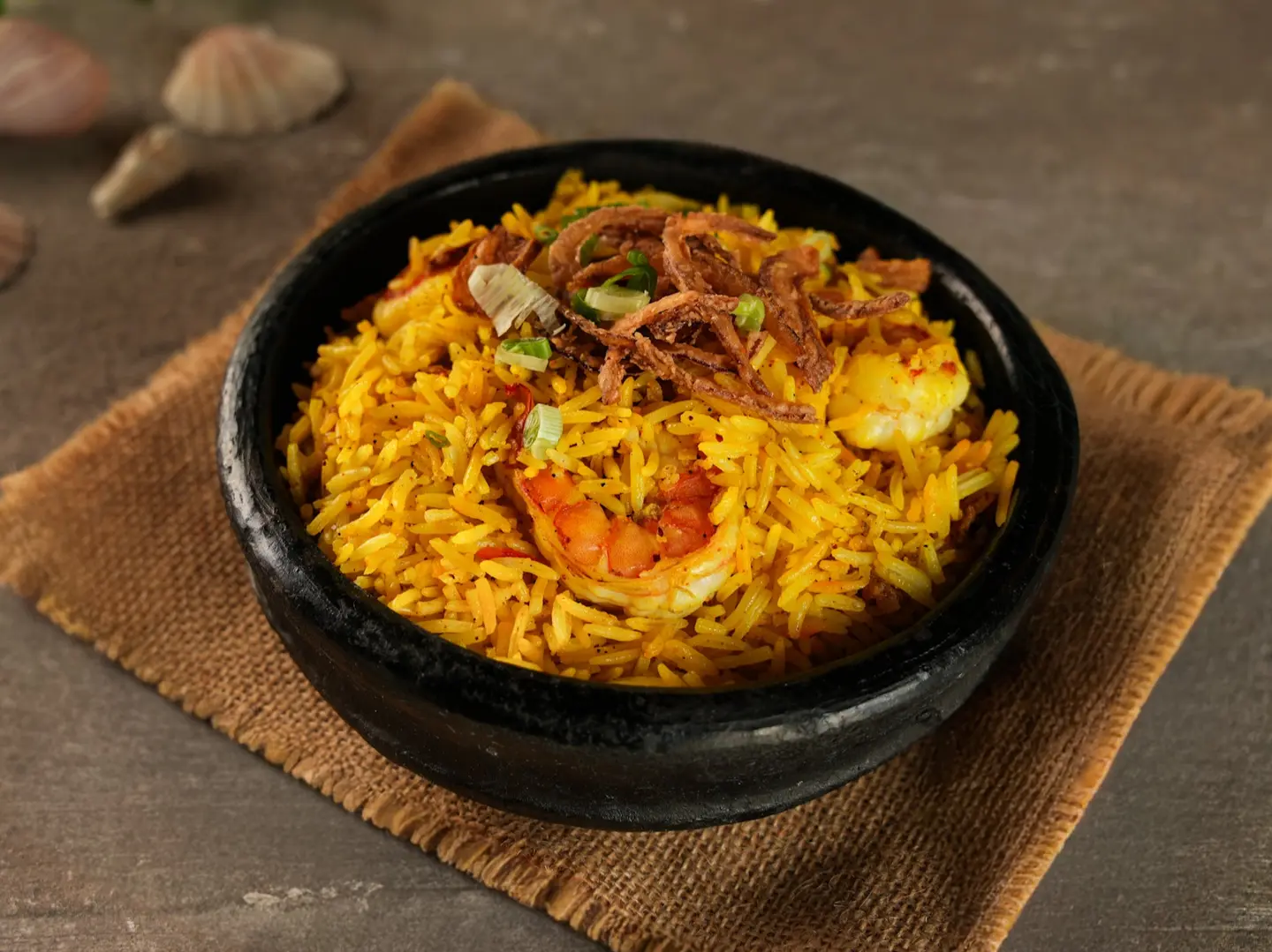 Biryani Rice With Shrimp