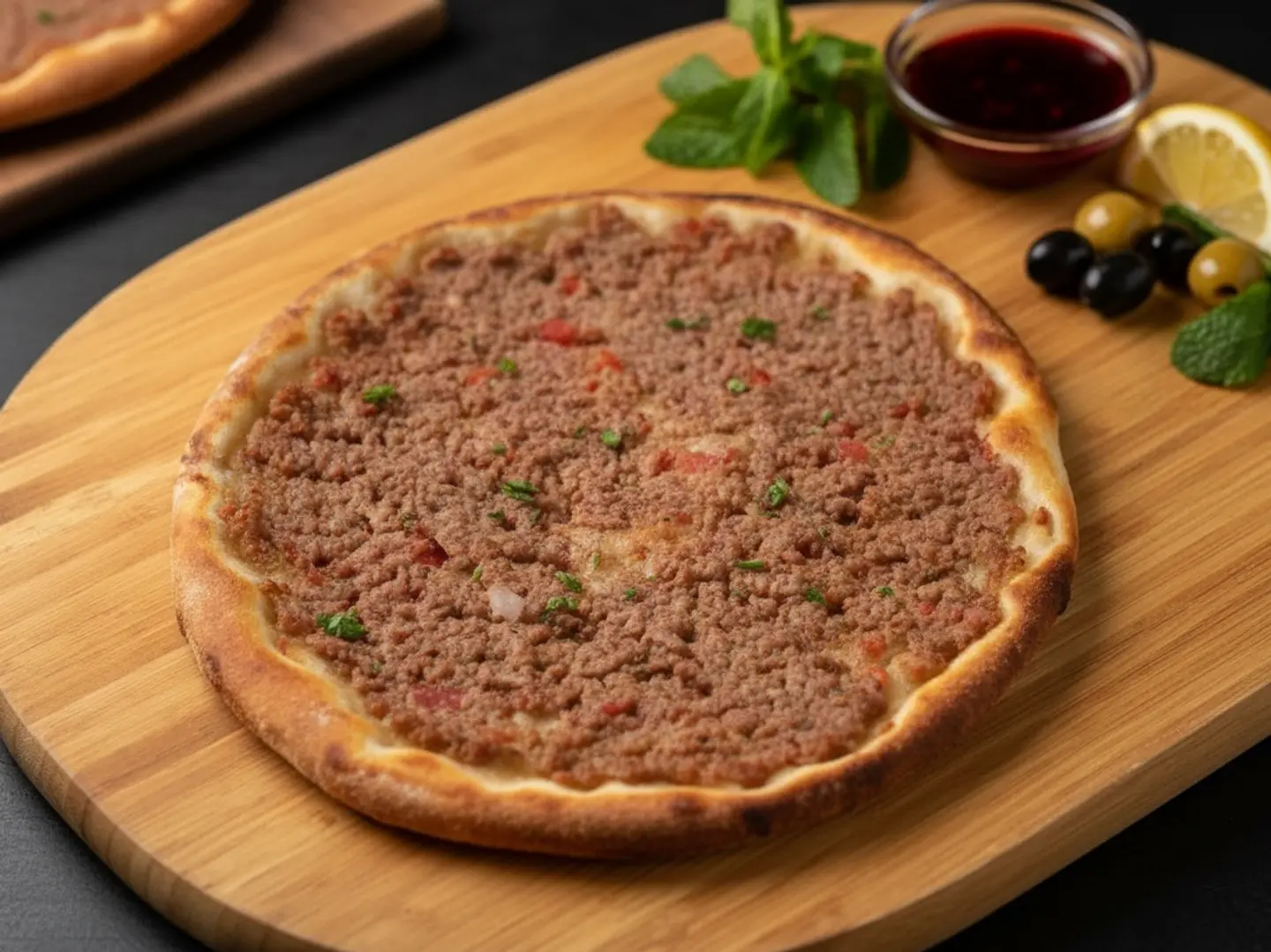 فطيرة لحم غنم بالبندورة