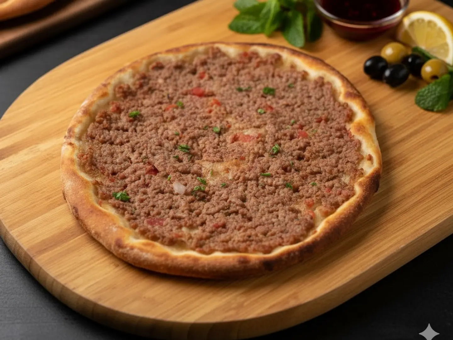 فطيرة لحم غنم بالخضار