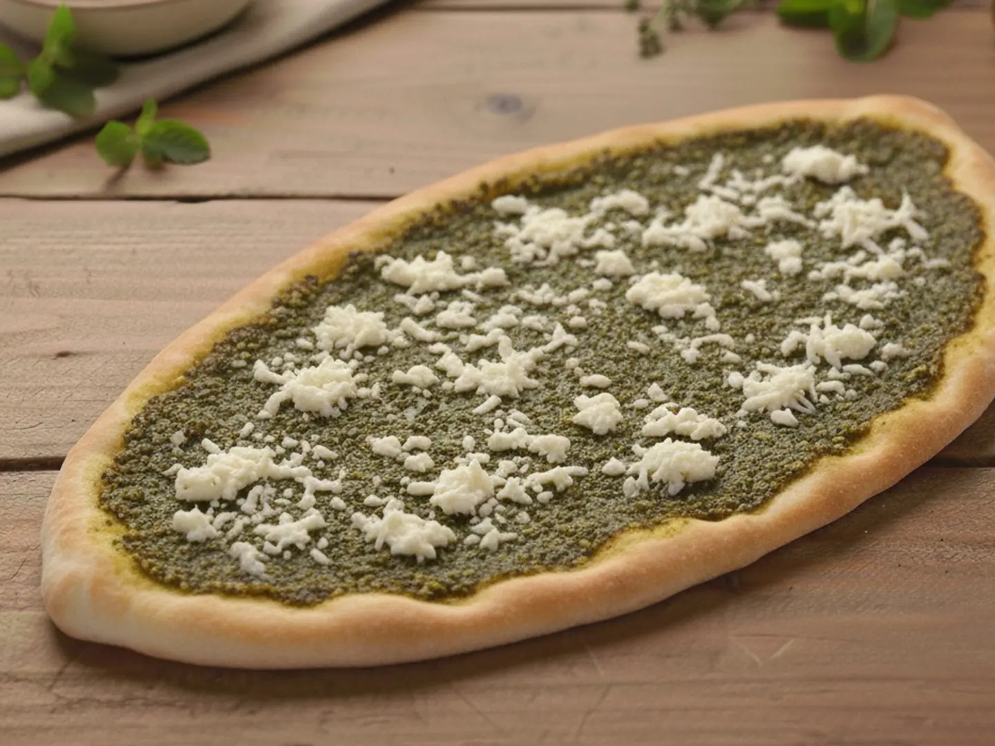 فطيرة زعتر بالجبنة