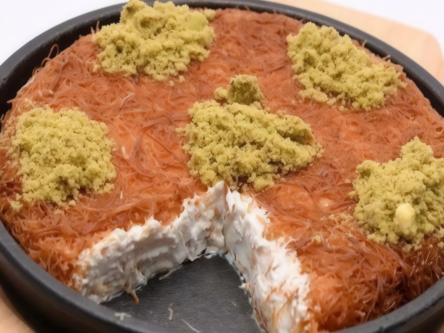 كنافة خشنة قشطة كتكوتة